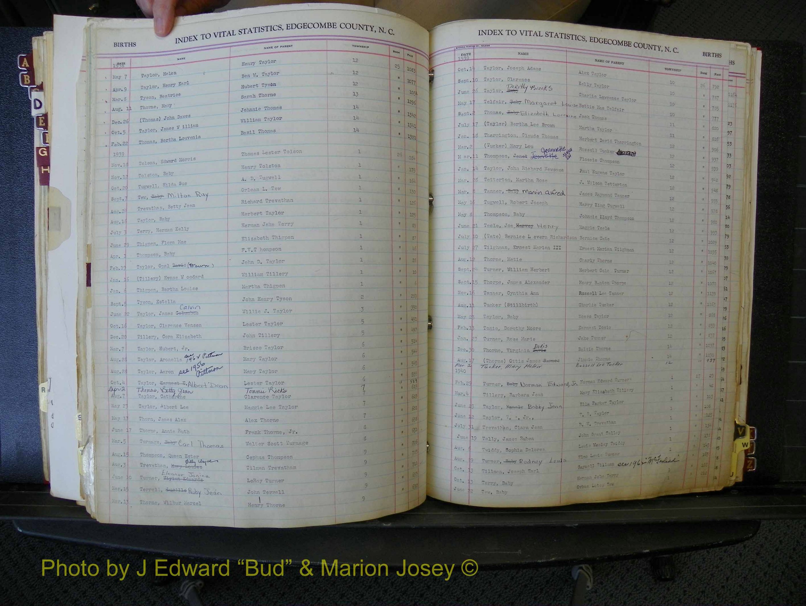 Edgecombe Births, A-Z, 1934-1949 (393).JPG