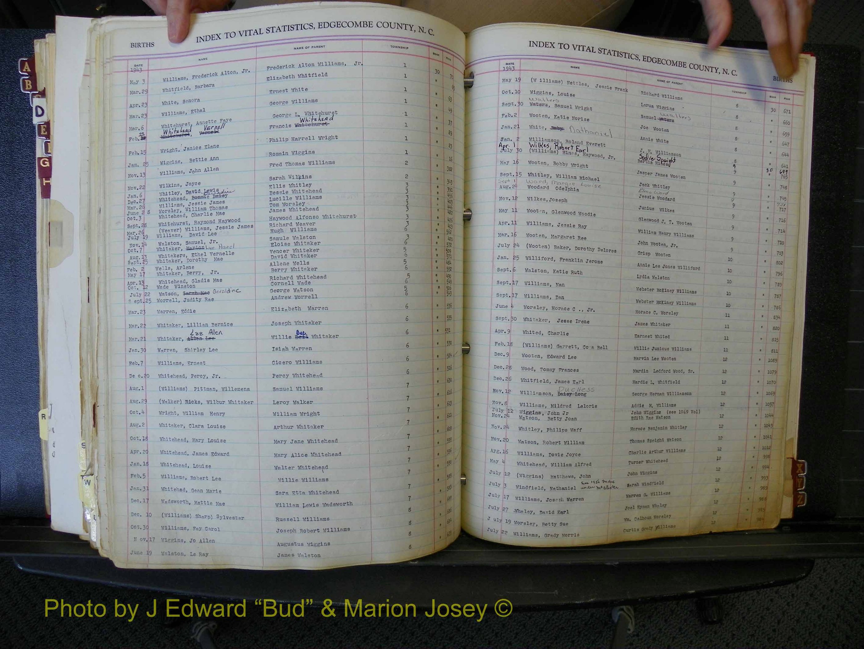 Edgecombe Births, A-Z, 1934-1949 (425).JPG