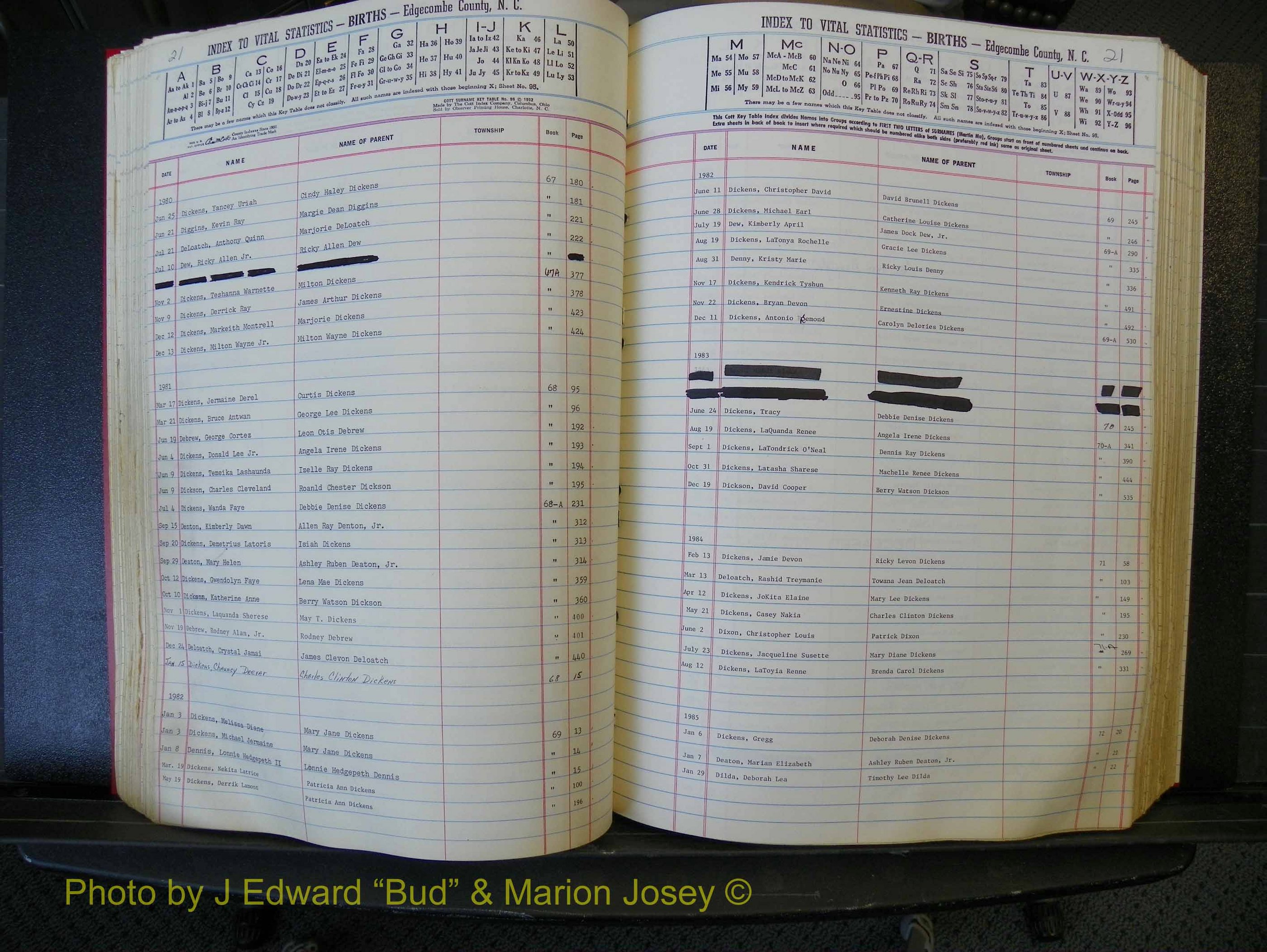 Edgecombe Births, A-Z, 1965-1990 (184).JPG