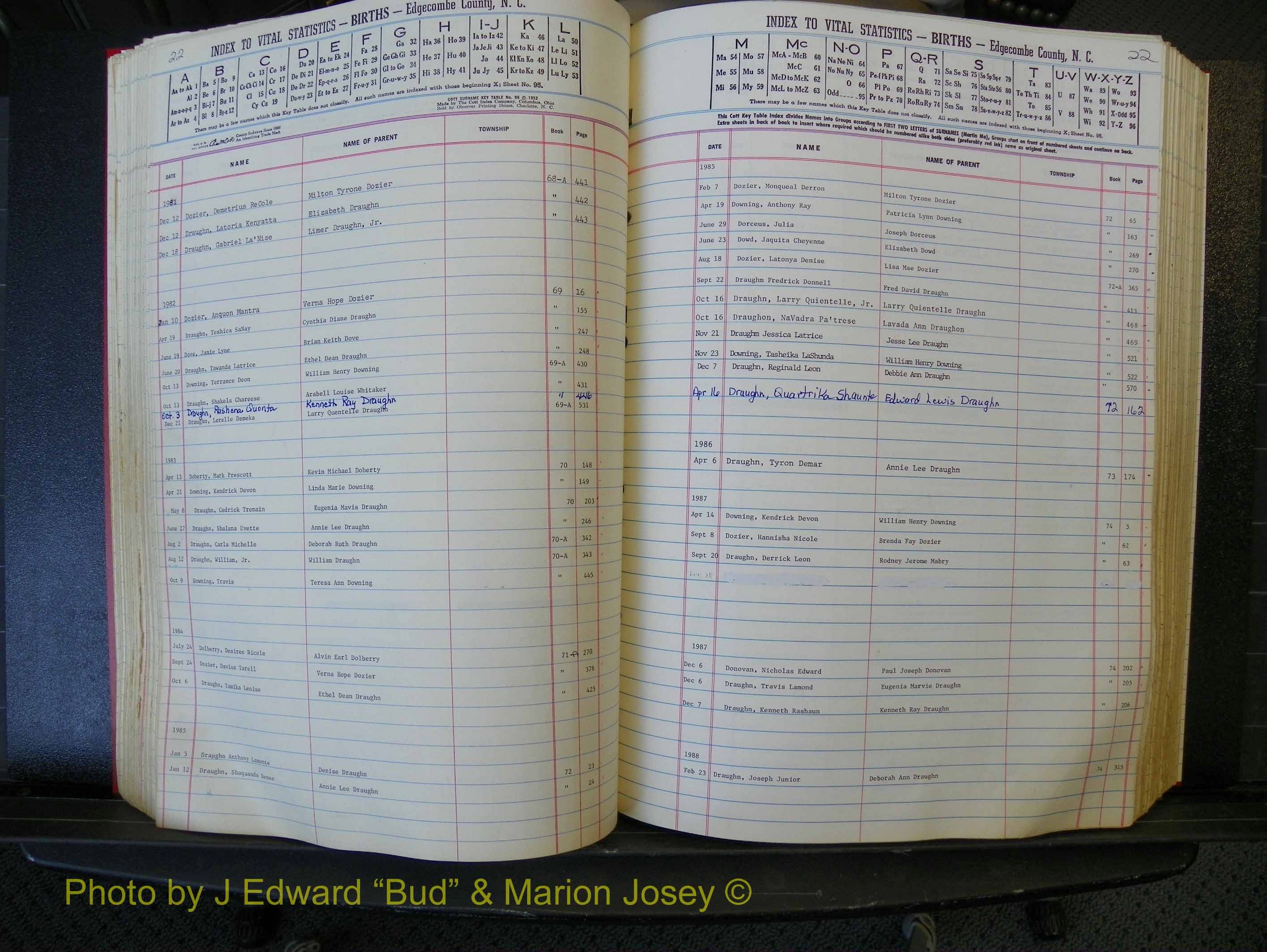 Edgecombe Births, A-Z, 1965-1990 (189).JPG