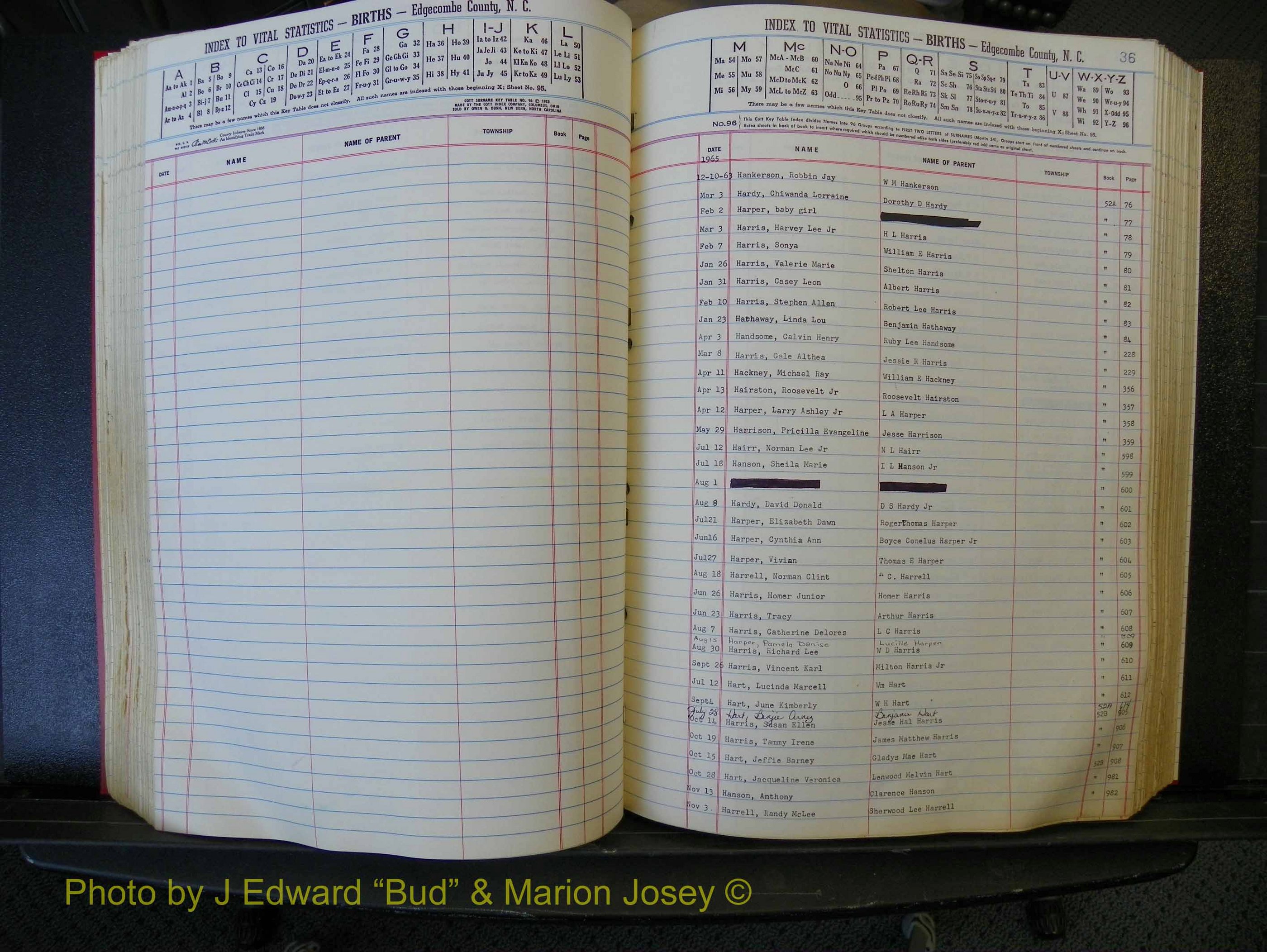 Edgecombe Births, A-Z, 1965-1990 (226).JPG