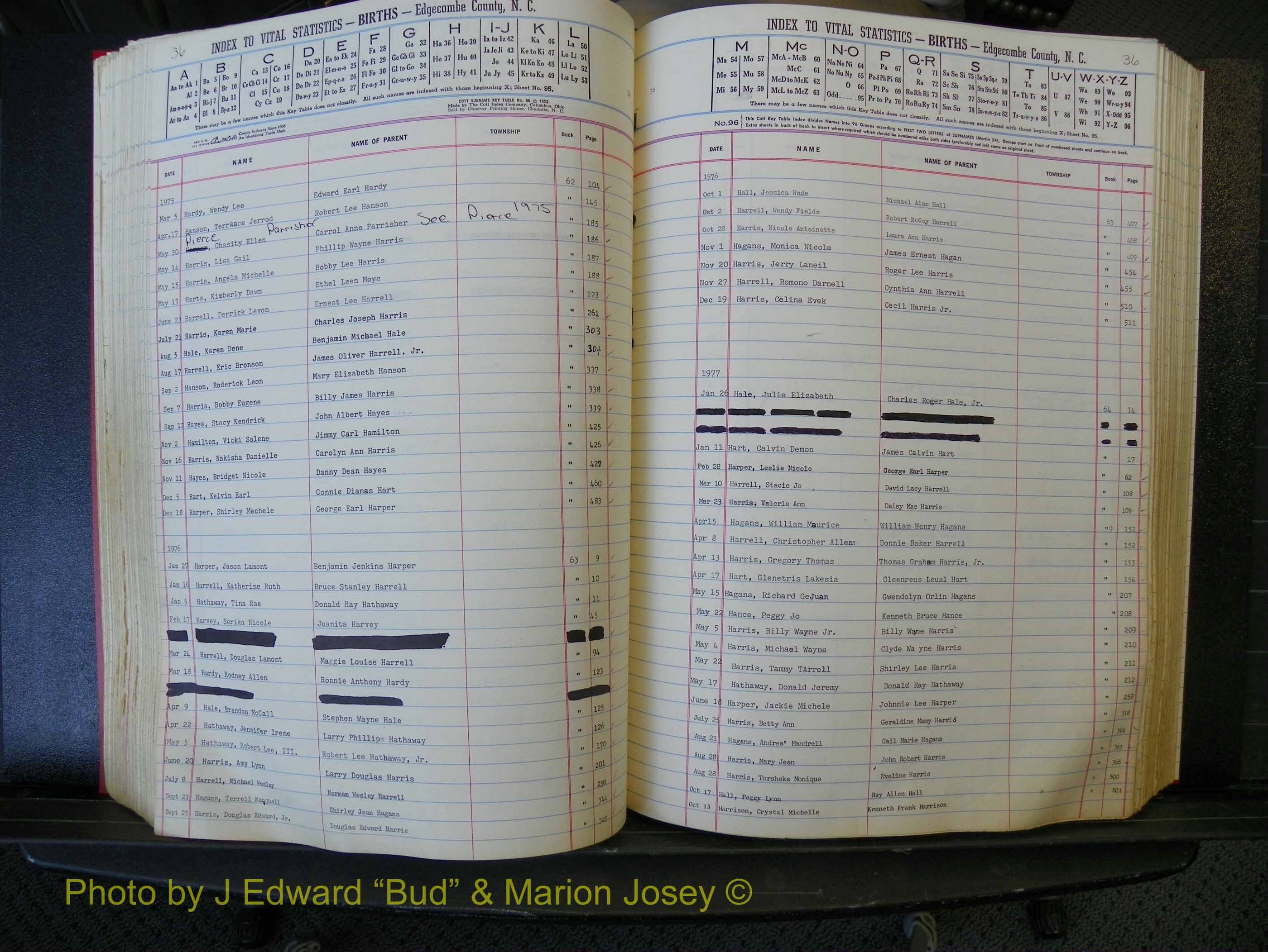 Edgecombe Births, A-Z, 1965-1990 (231).JPG