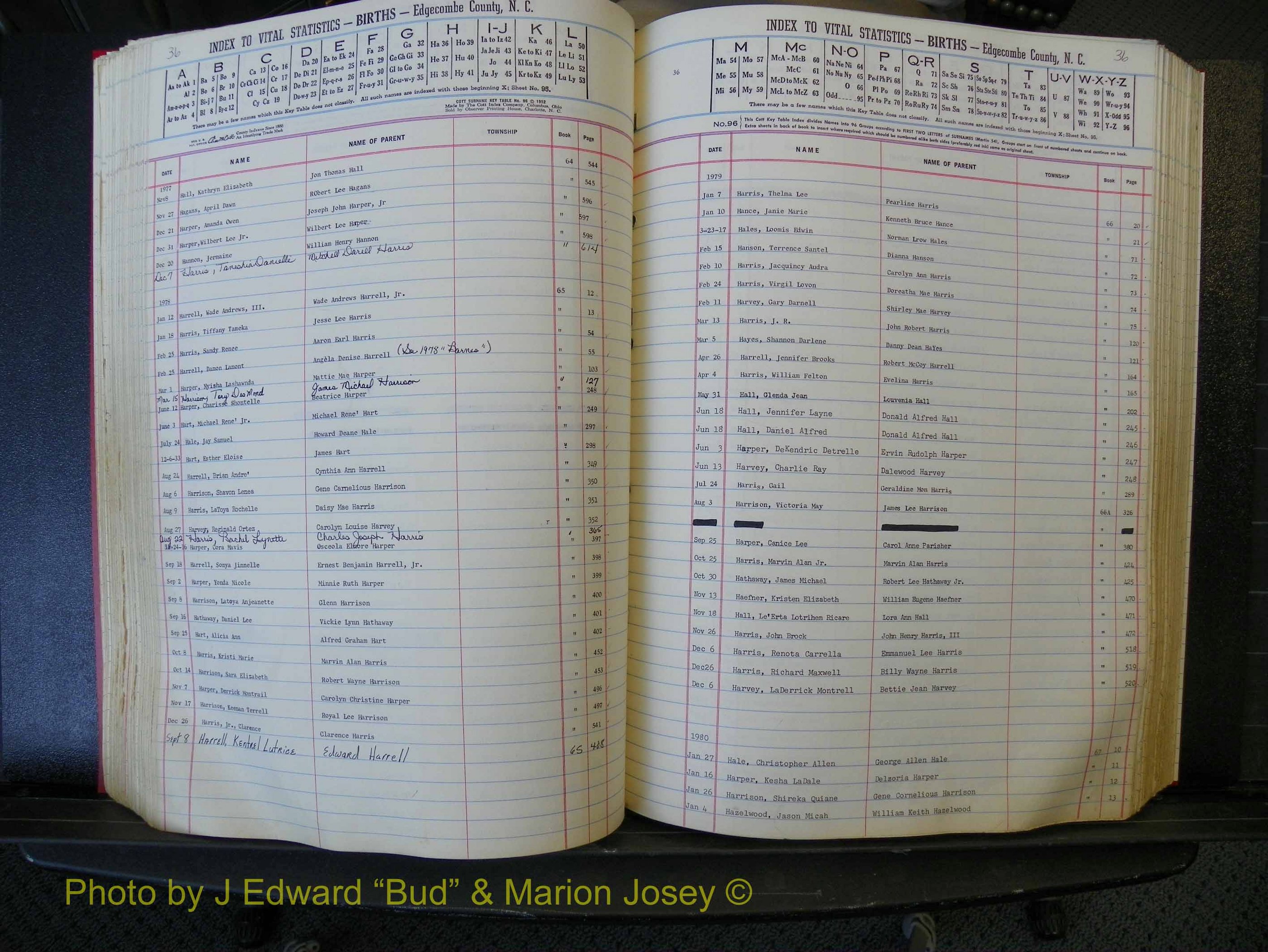 Edgecombe Births, A-Z, 1965-1990 (232).JPG