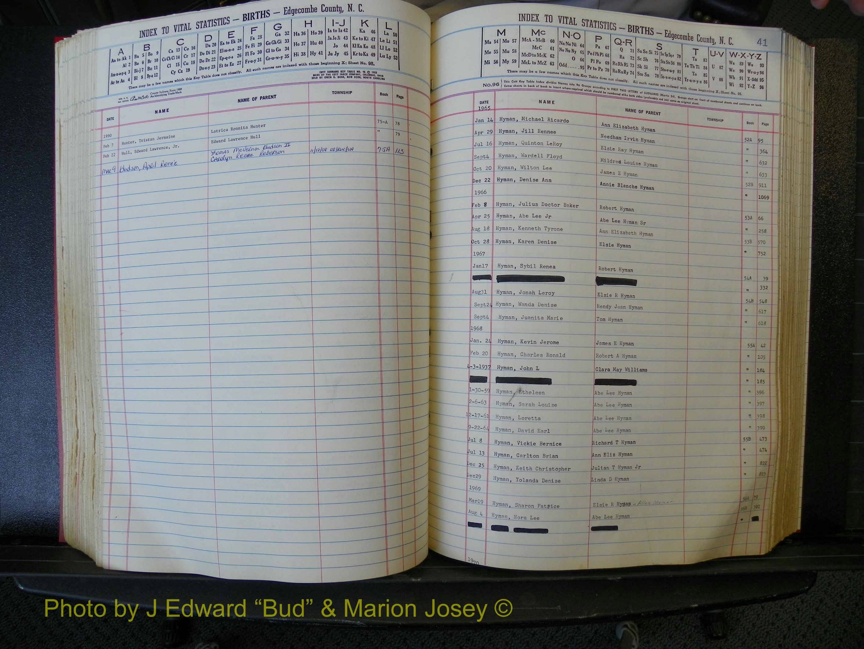 Edgecombe Births, A-Z, 1965-1990 (255).JPG