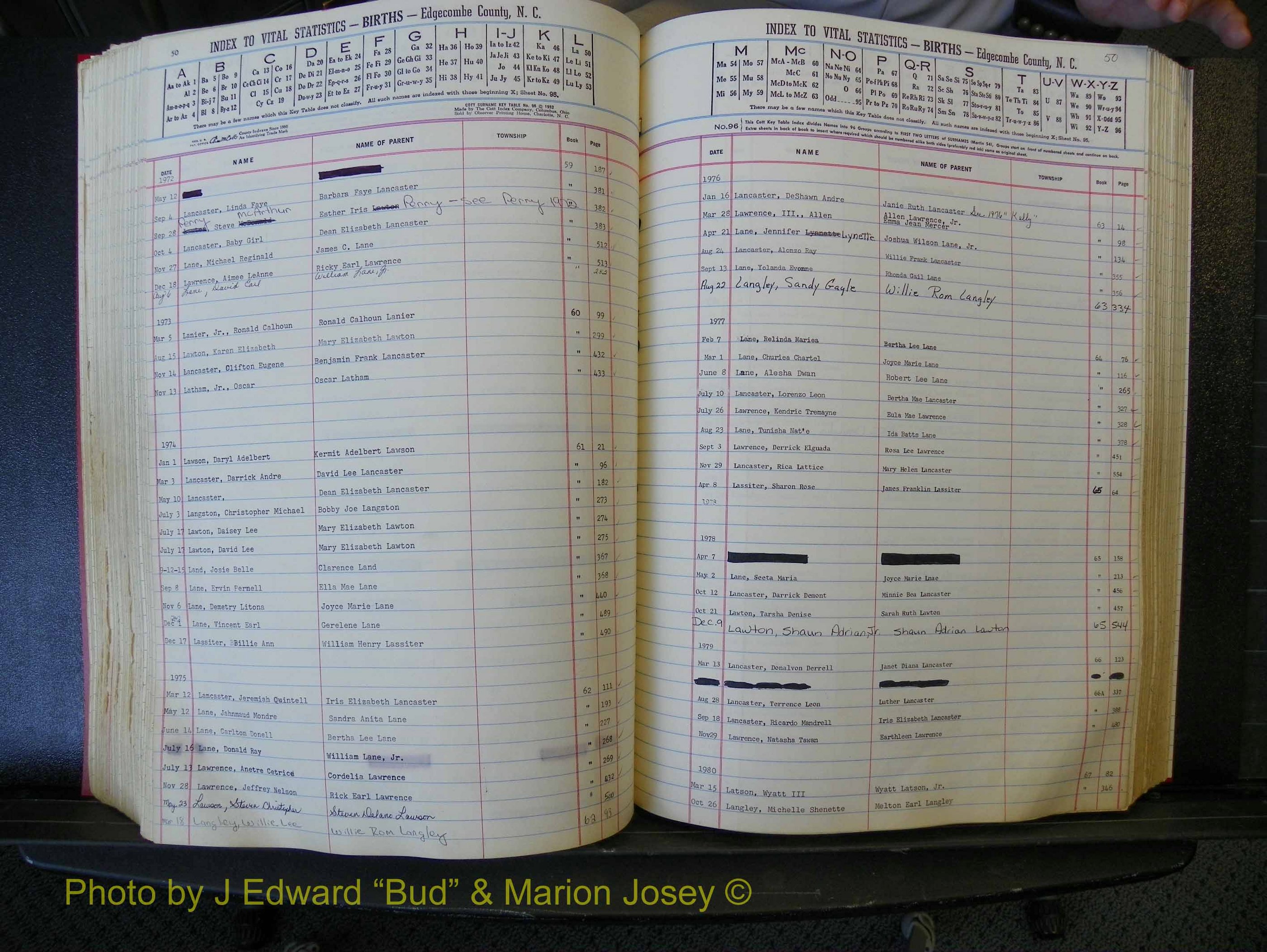 Edgecombe Births, A-Z, 1965-1990 (287).JPG