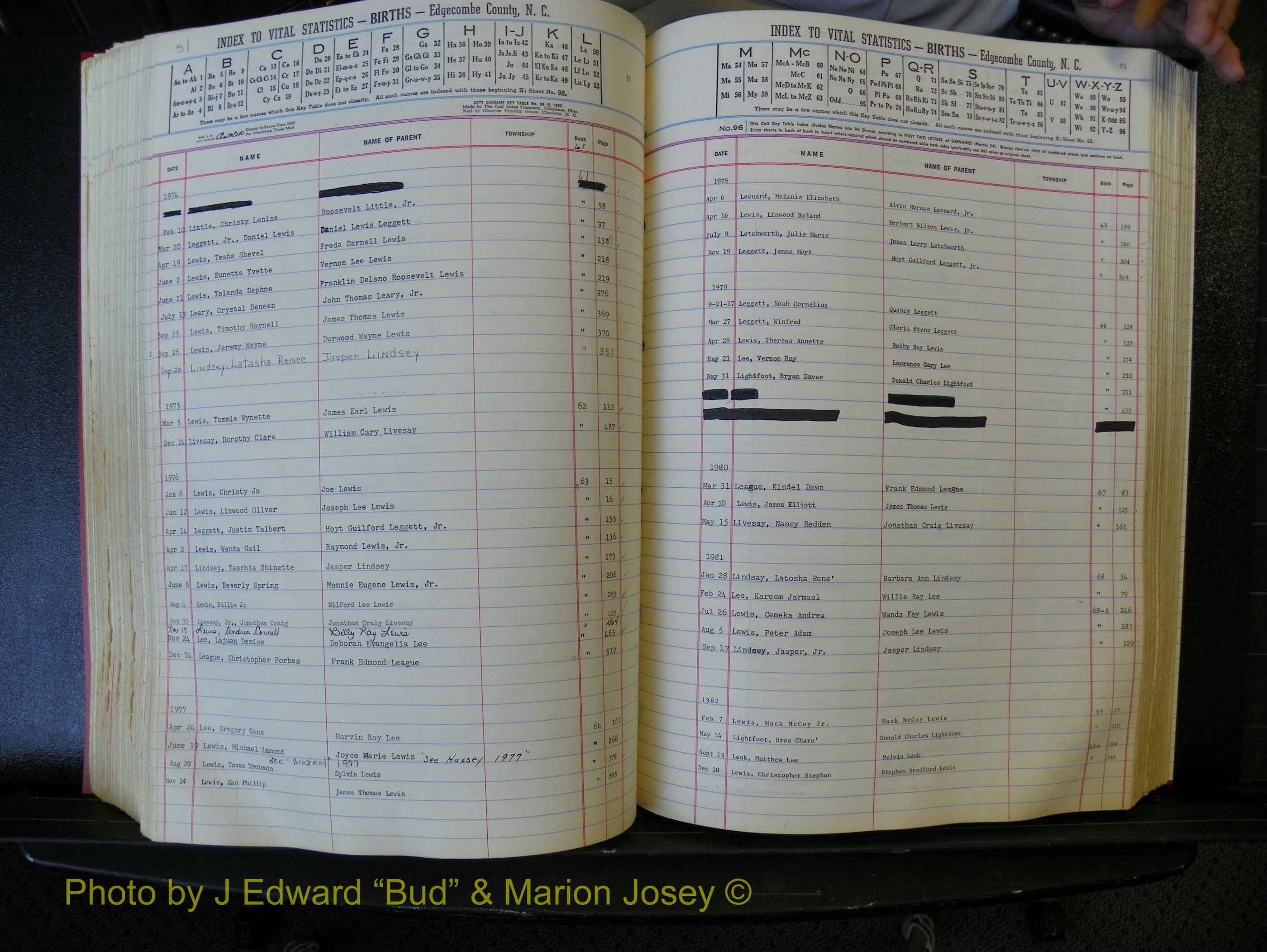 Edgecombe Births, A-Z, 1965-1990 (291).JPG