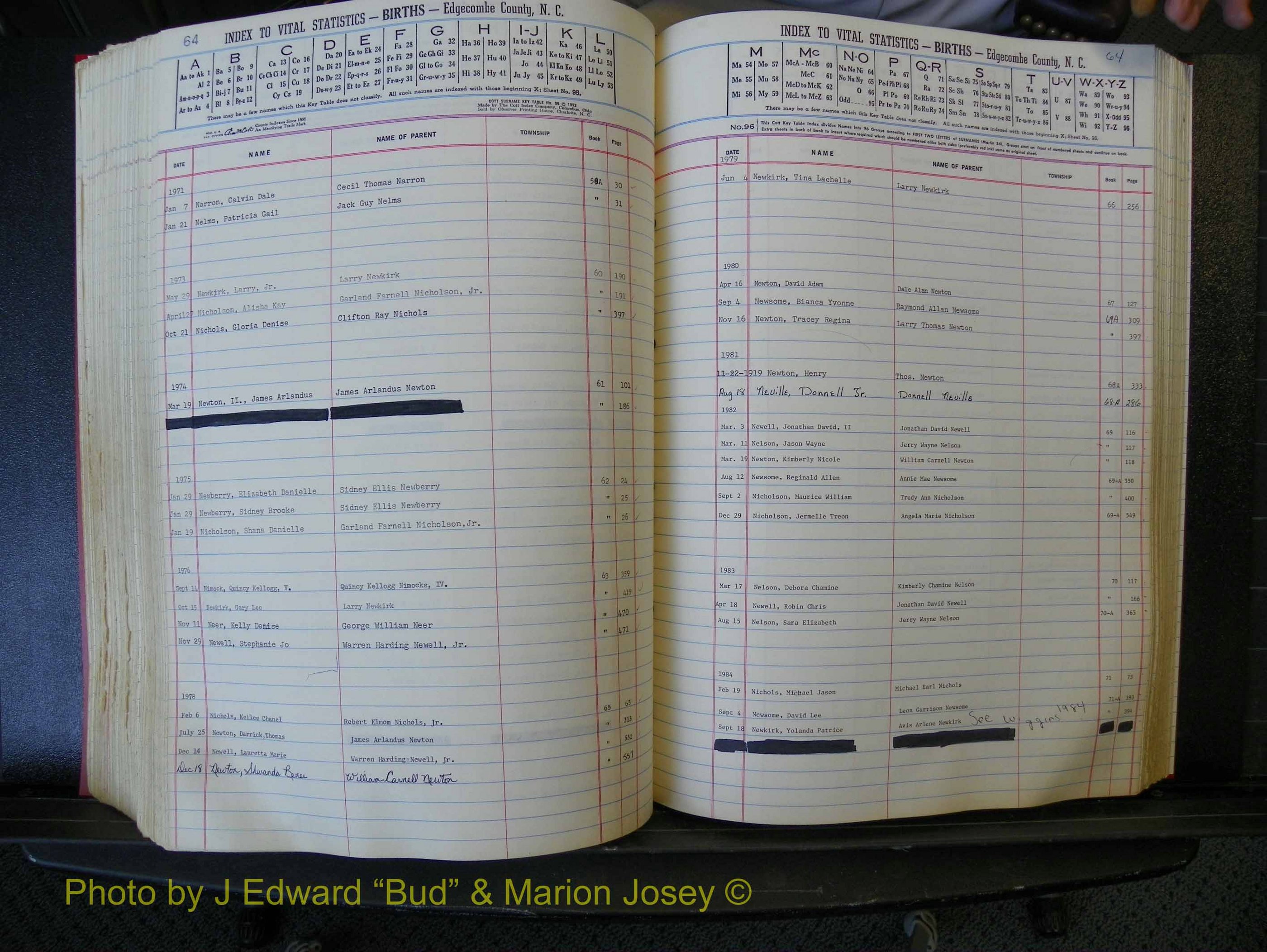 Edgecombe Births, A-Z, 1965-1990 (330).JPG