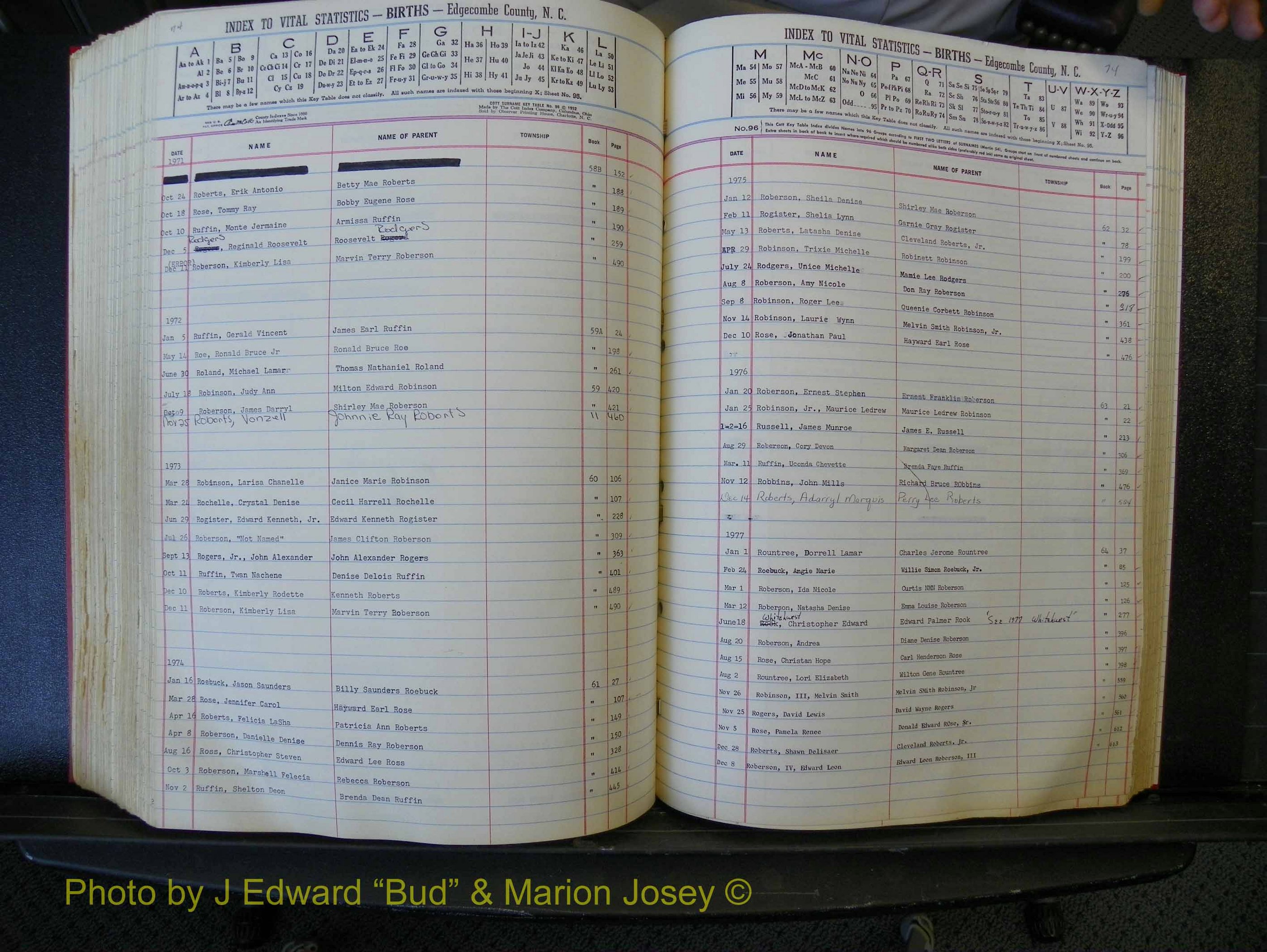 Edgecombe Births, A-Z, 1965-1990 (373).JPG