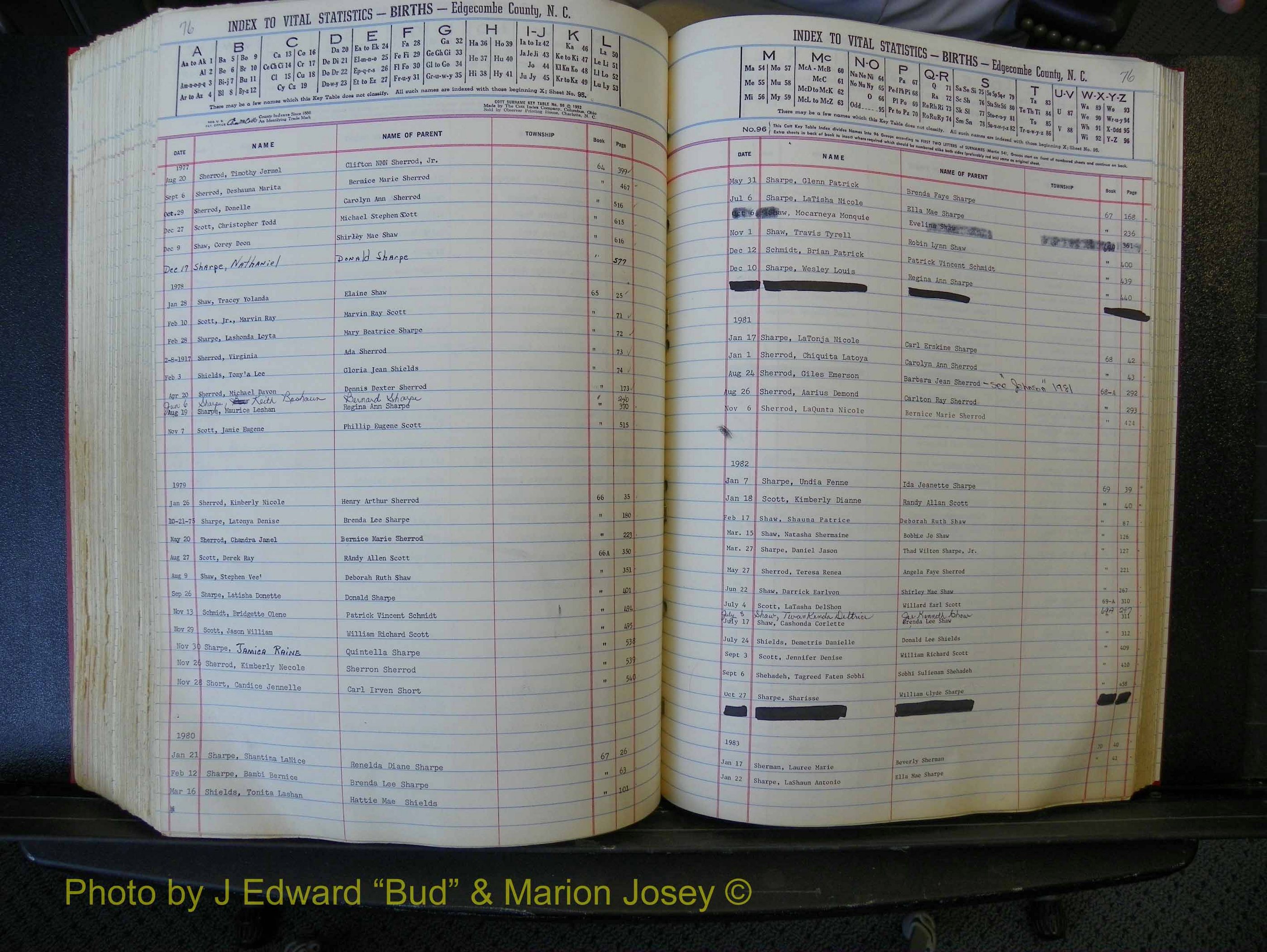 Edgecombe Births, A-Z, 1965-1990 (384).JPG