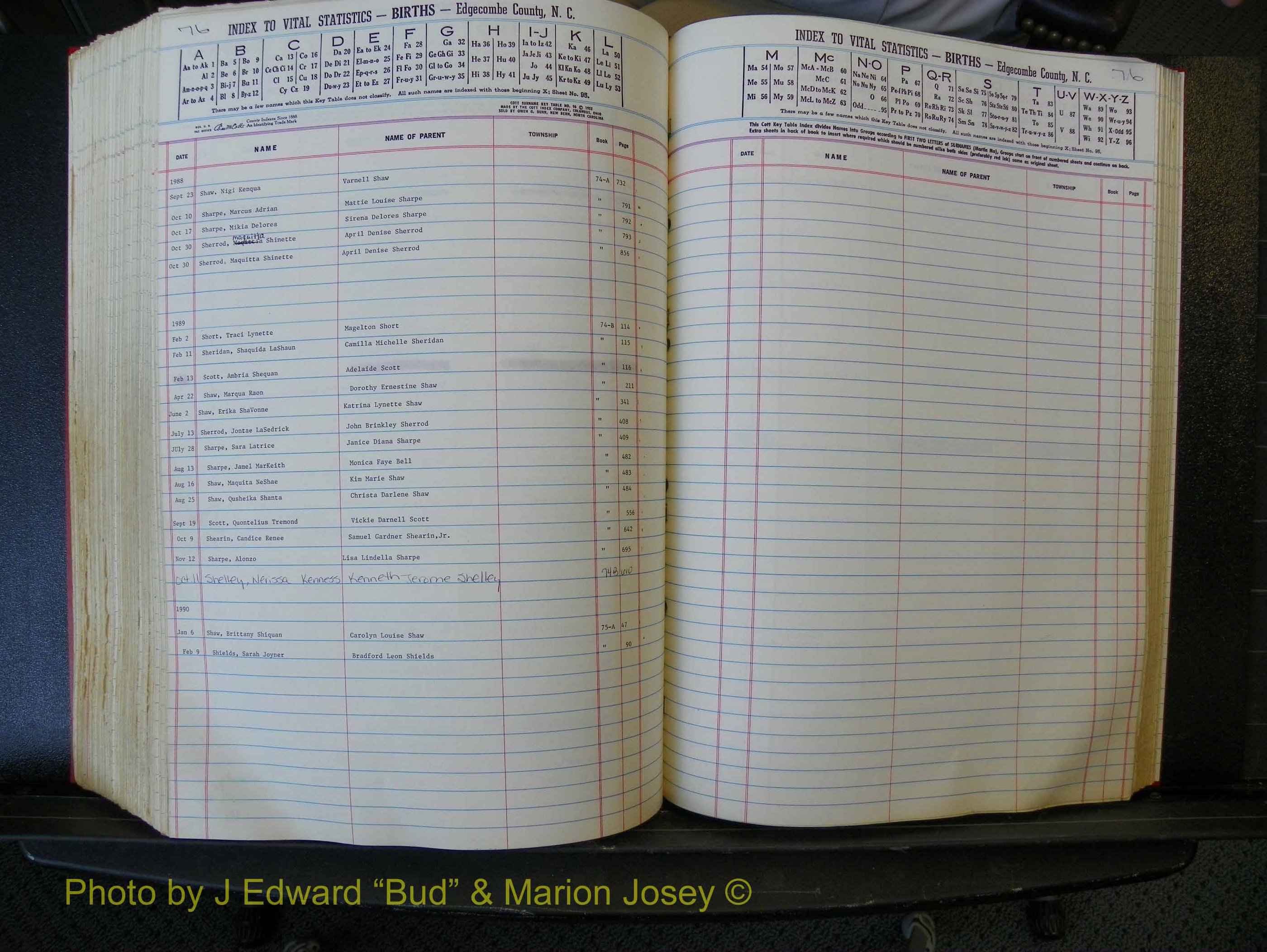 Edgecombe Births, A-Z, 1965-1990 (386).JPG