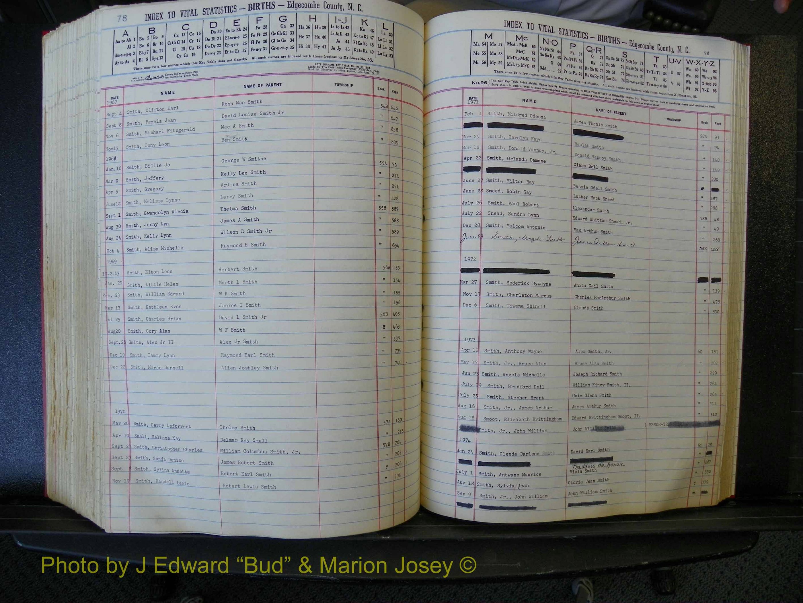 Edgecombe Births, A-Z, 1965-1990 (390).JPG