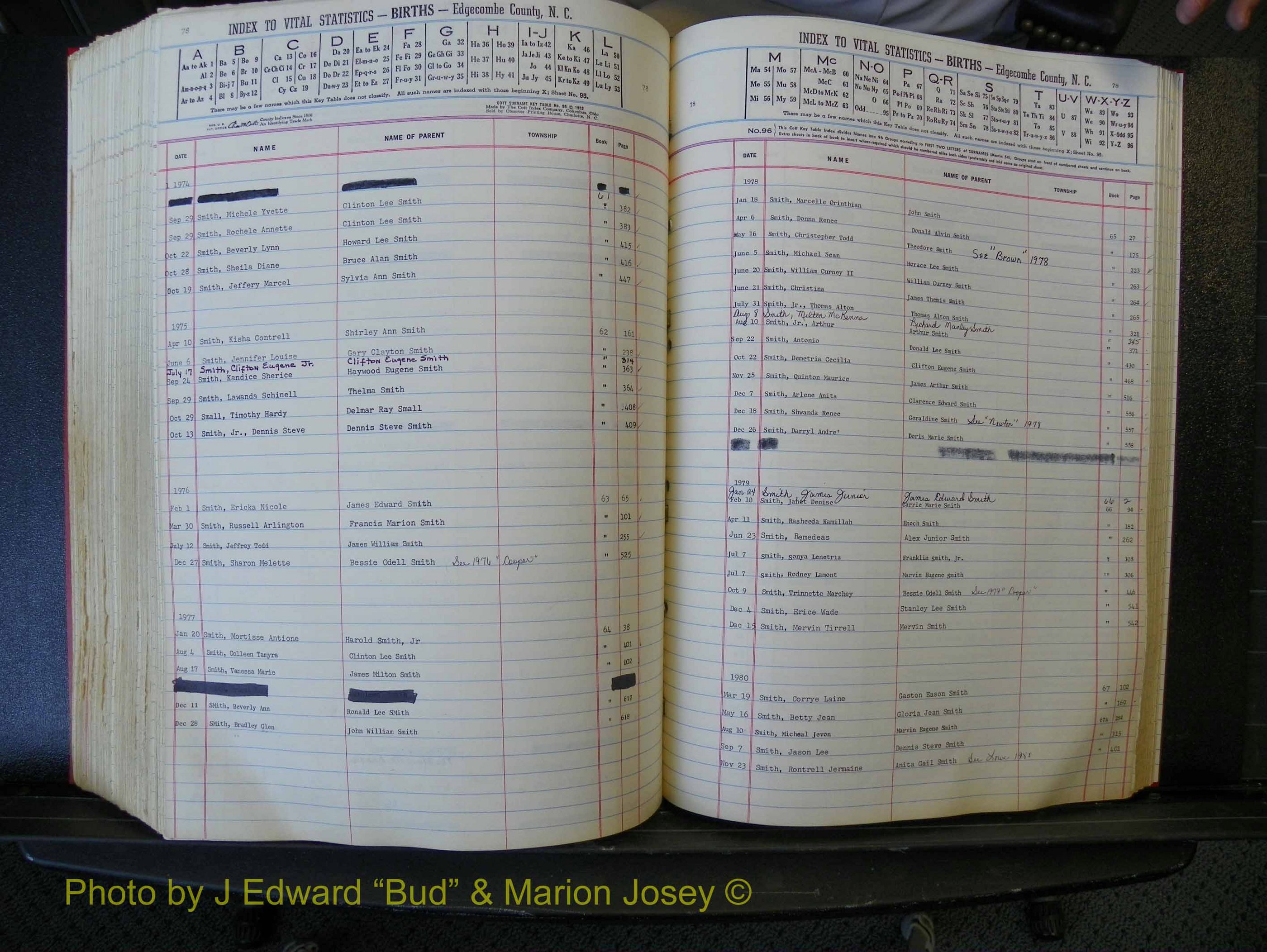 Edgecombe Births, A-Z, 1965-1990 (391).JPG
