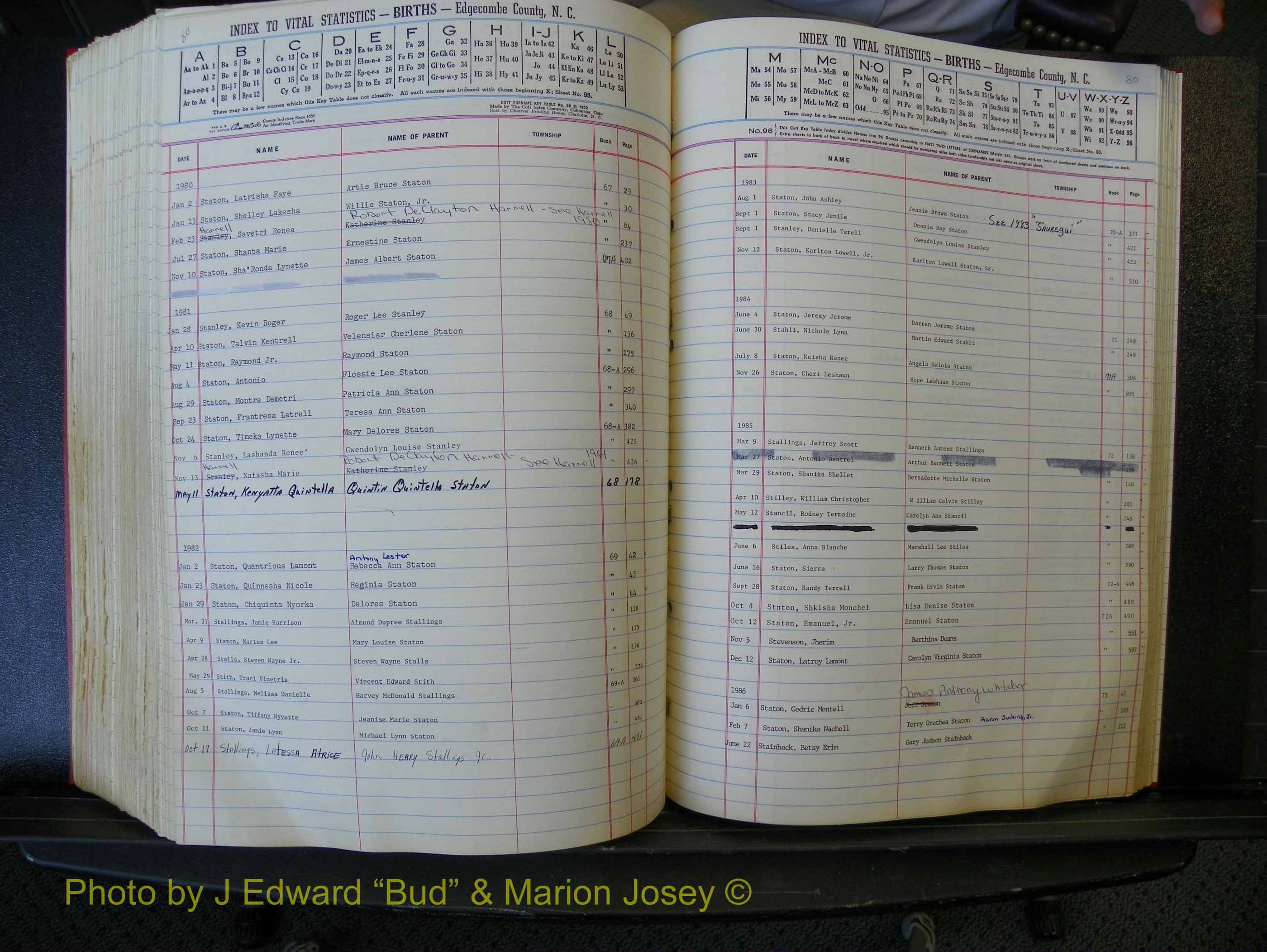 Edgecombe Births, A-Z, 1965-1990 (401).JPG
