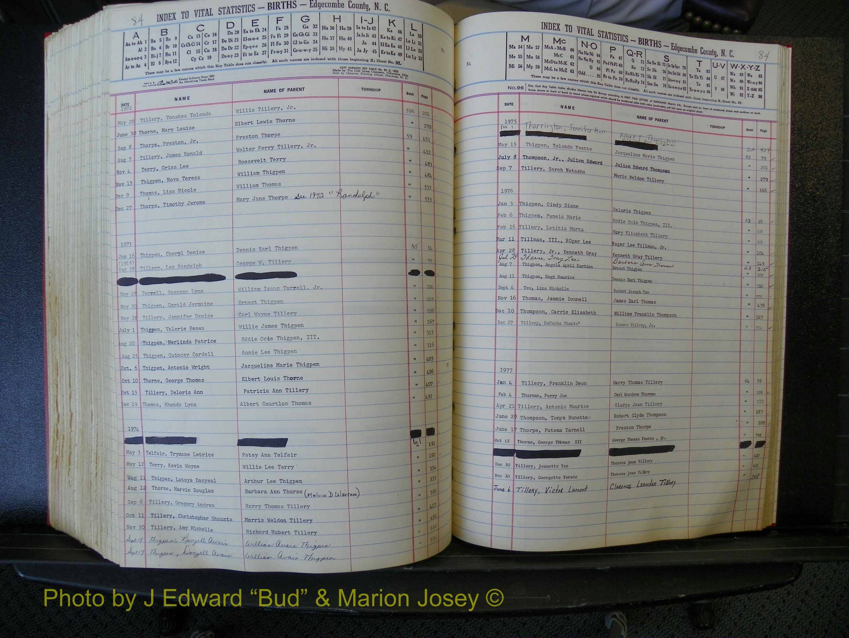 Edgecombe Births, A-Z, 1965-1990 (415).JPG