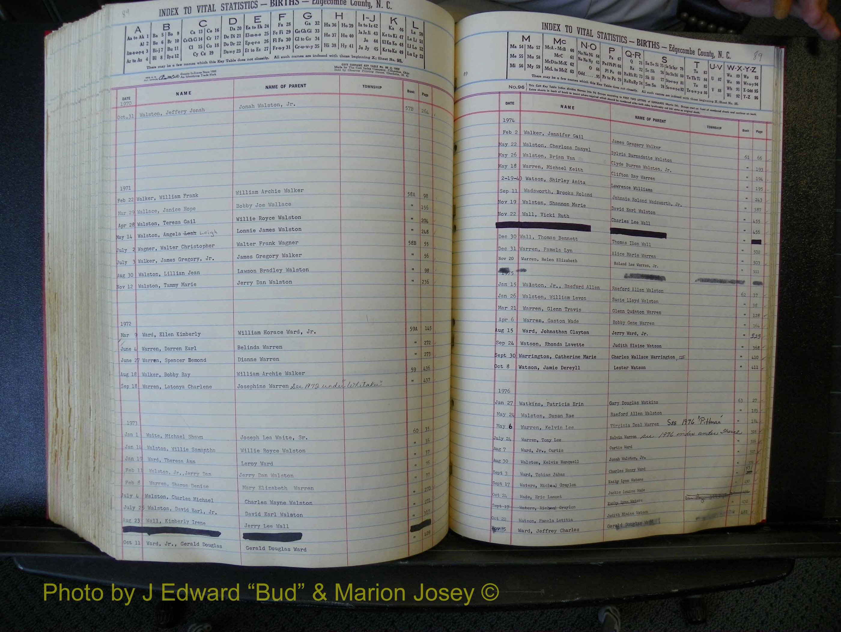 Edgecombe Births, A-Z, 1965-1990 (430).JPG