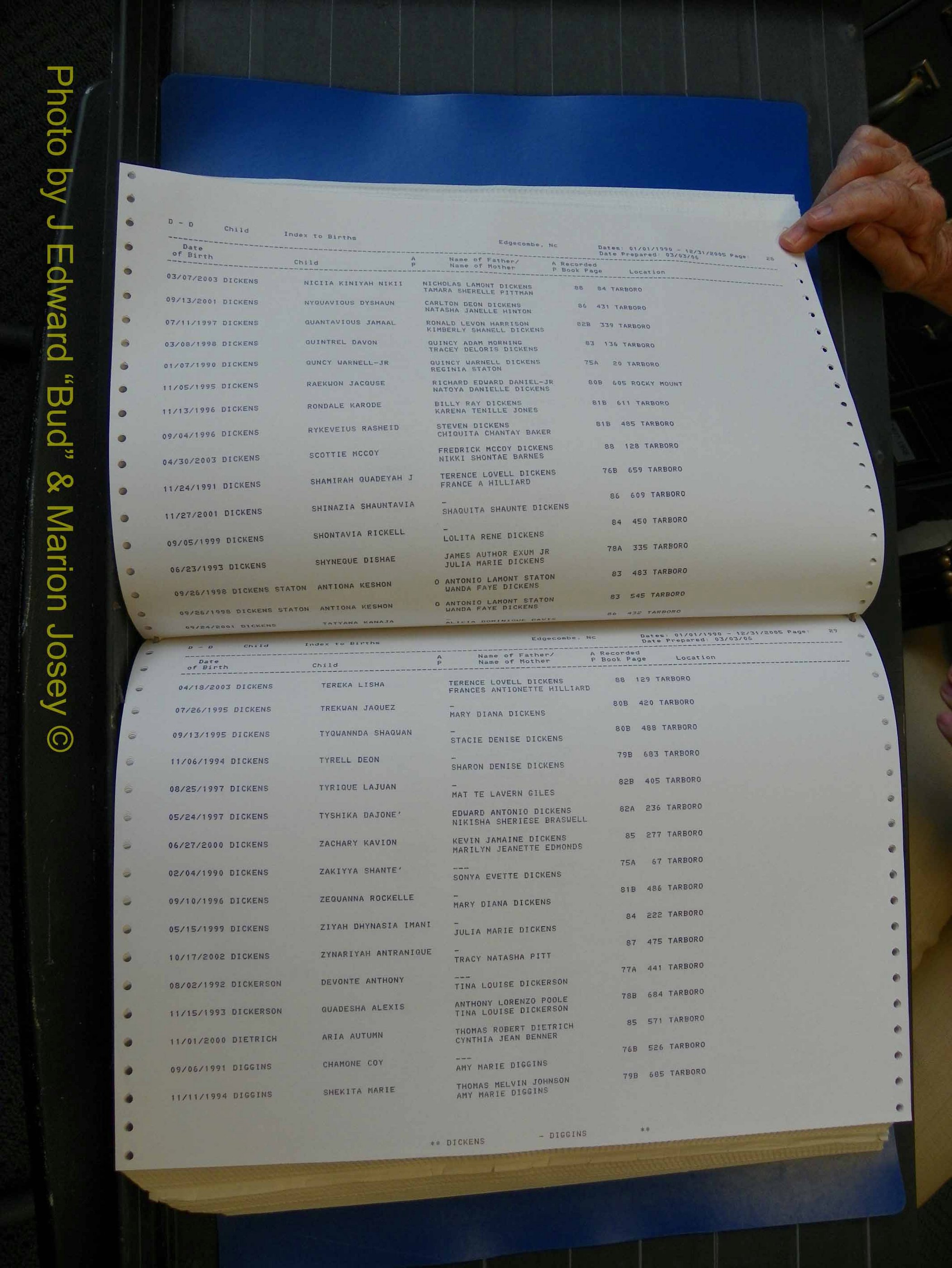 Edgecombe Births, A-Z, 1990-2005 (194).JPG