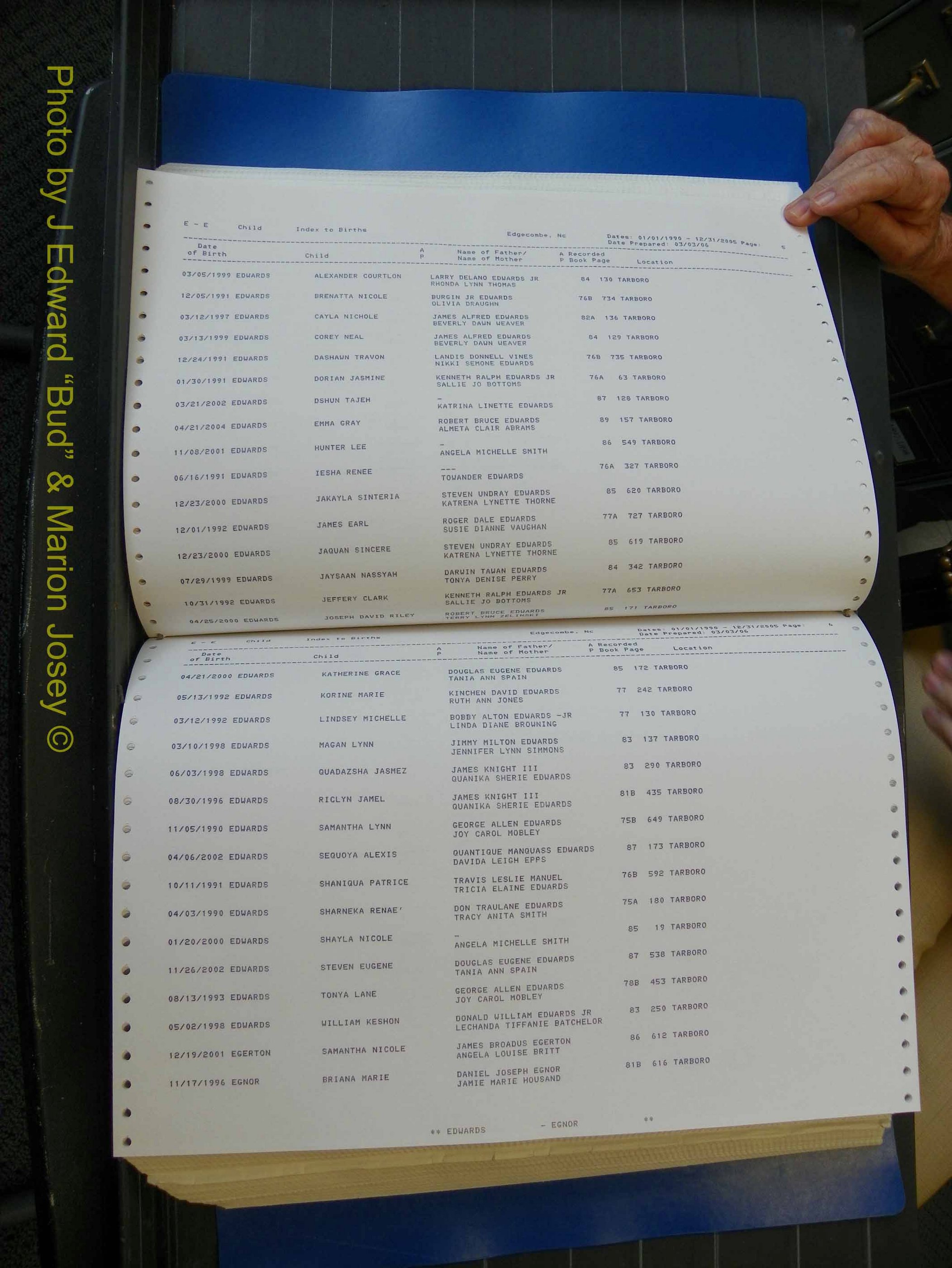 Edgecombe Births, A-Z, 1990-2005 (203).JPG