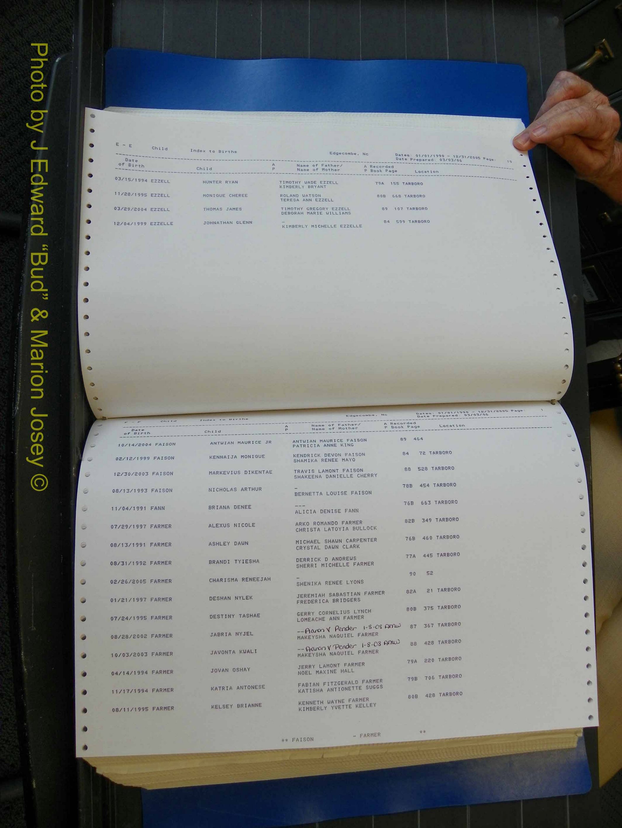 Edgecombe Births, A-Z, 1990-2005 (210).JPG