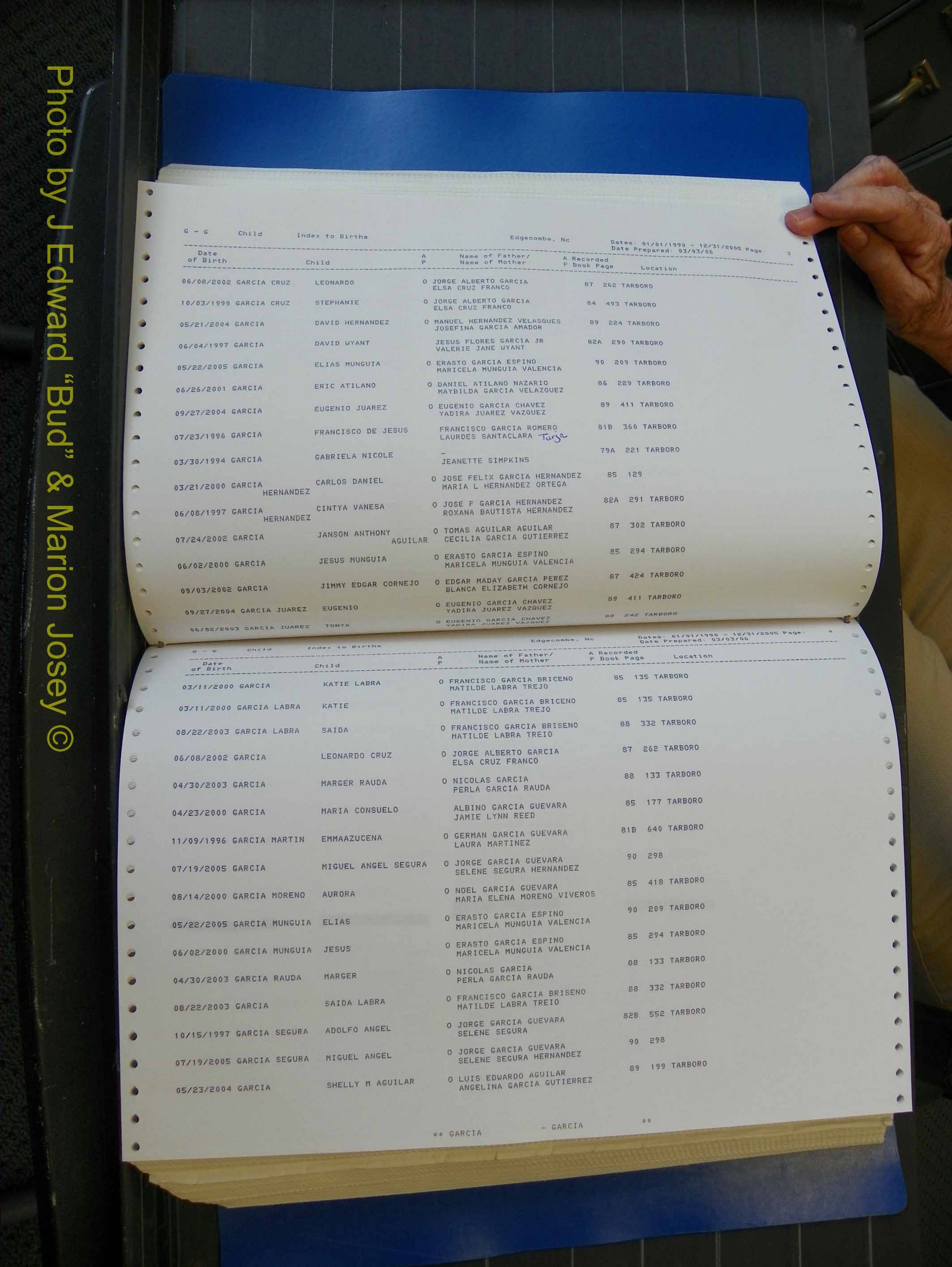 Edgecombe Births, A-Z, 1990-2005 (220).JPG