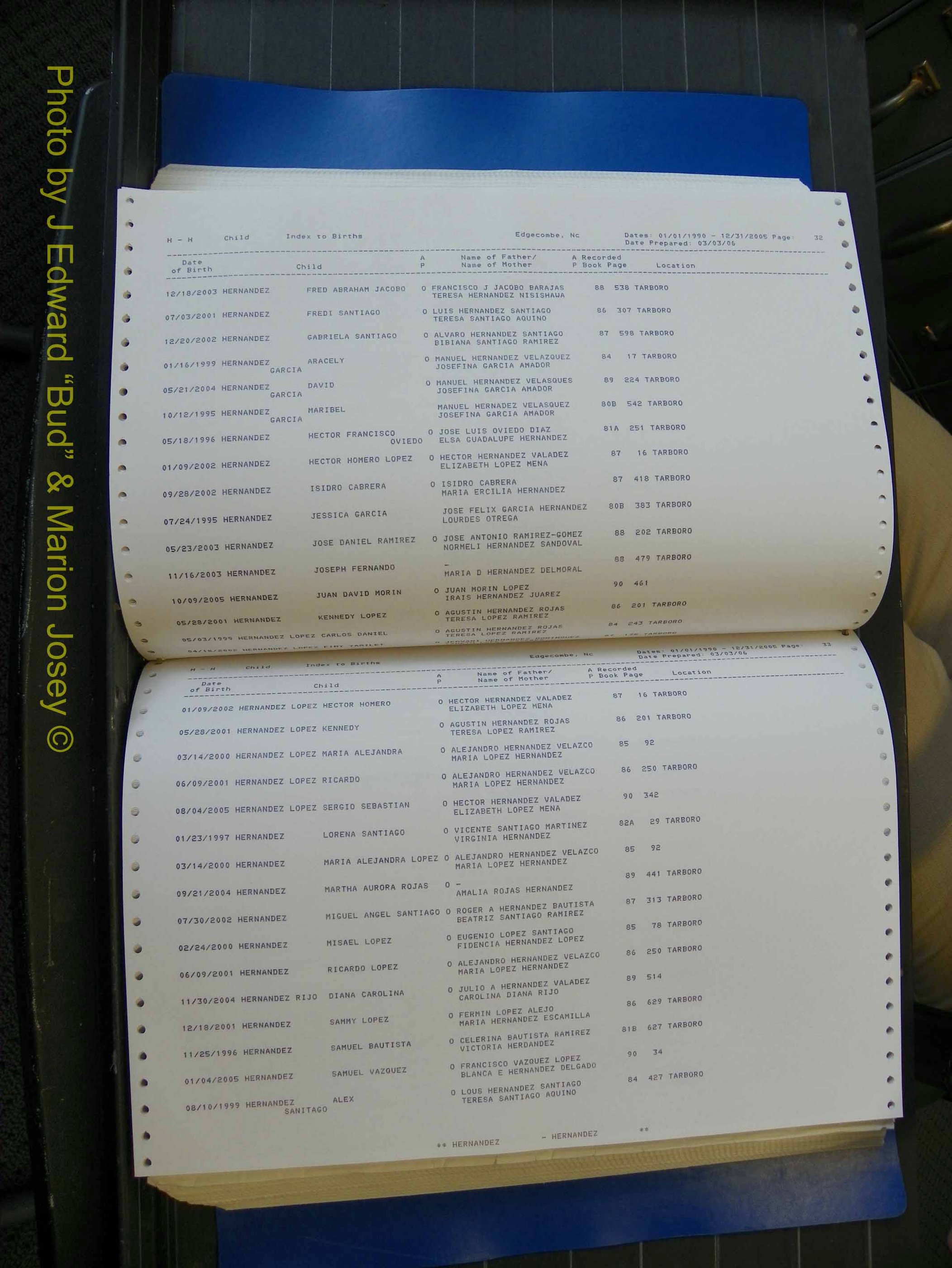 Edgecombe Births, A-Z, 1990-2005 (248).JPG
