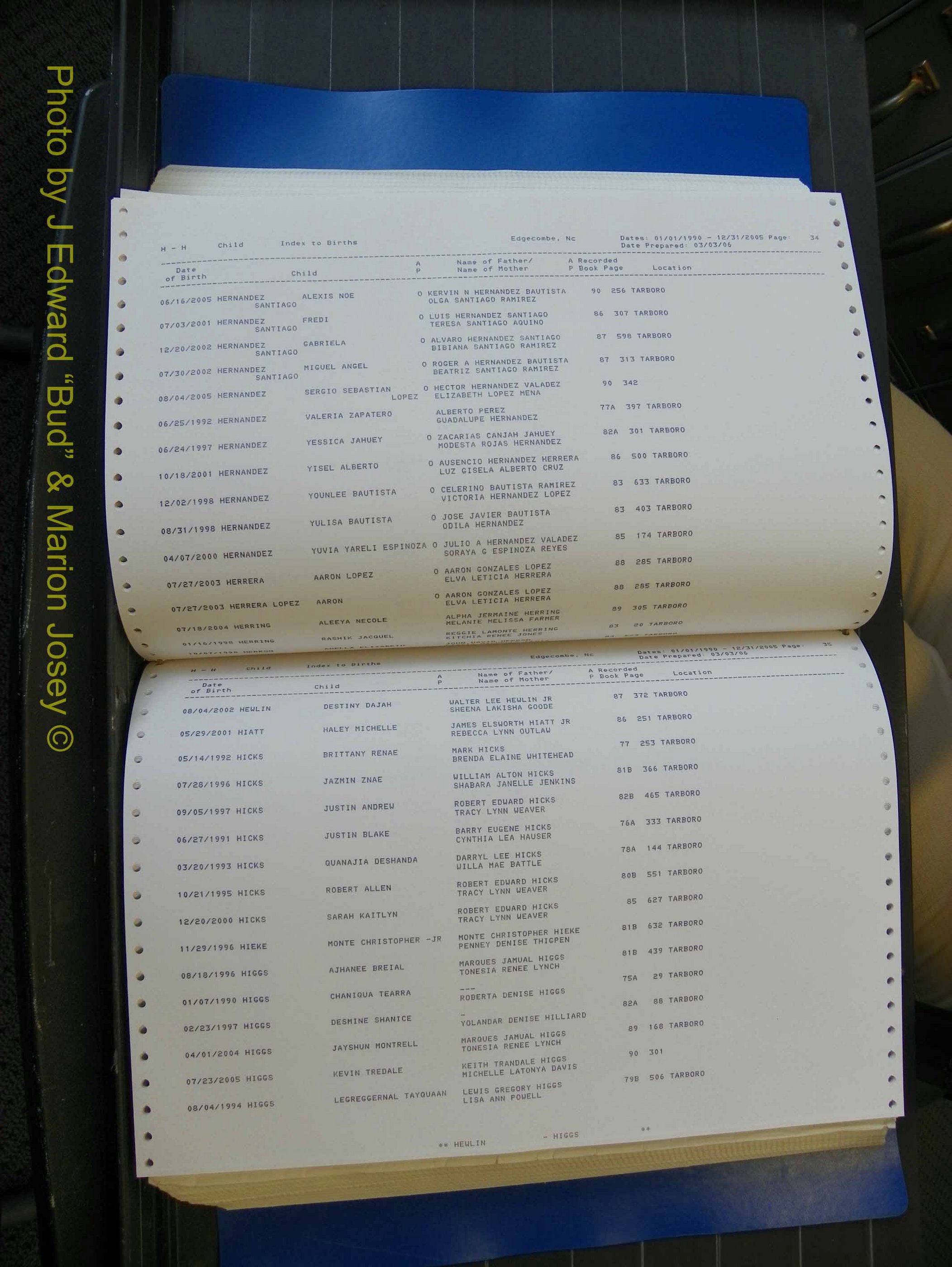 Edgecombe Births, A-Z, 1990-2005 (249).JPG