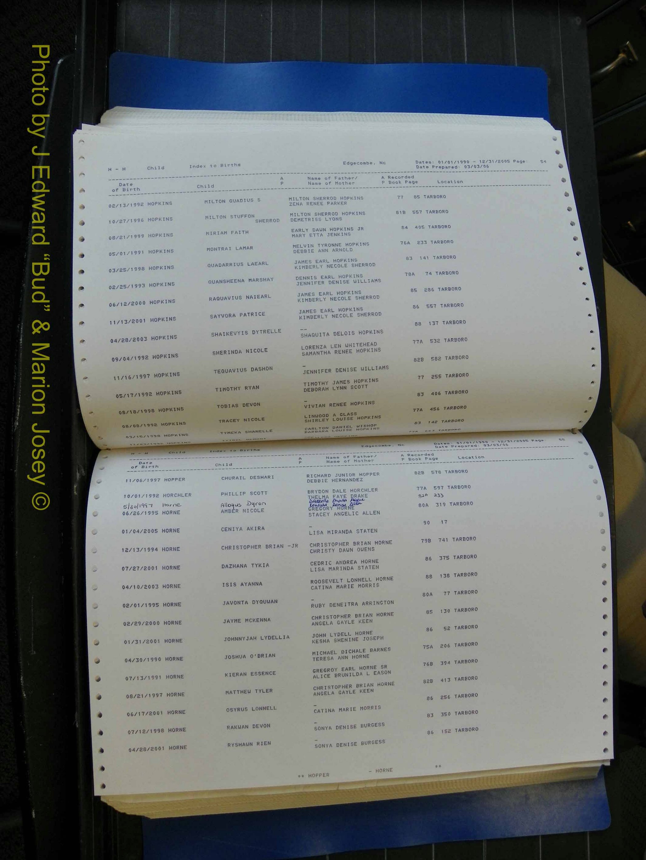 Edgecombe Births, A-Z, 1990-2005 (259).JPG