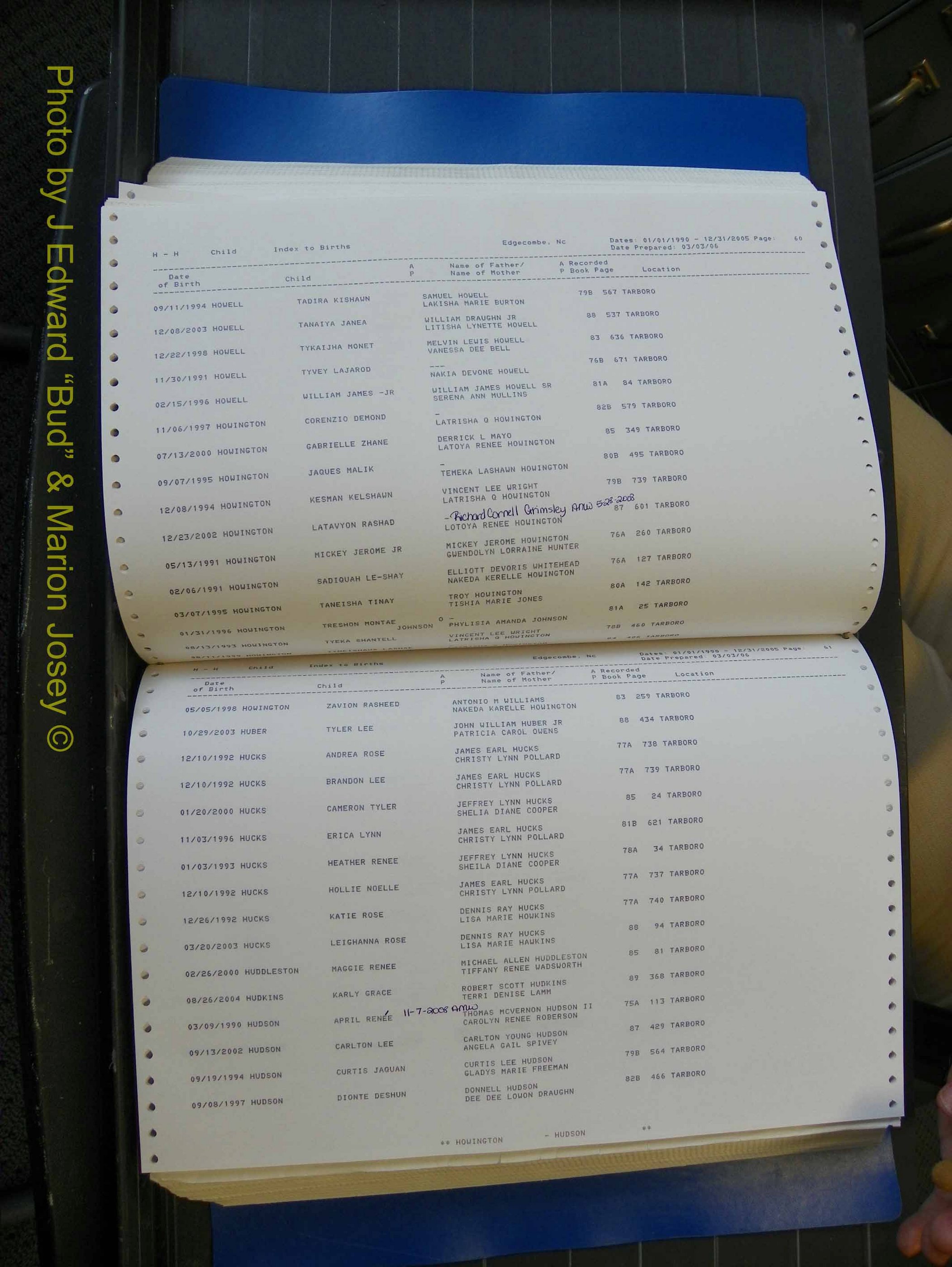 Edgecombe Births, A-Z, 1990-2005 (262).JPG