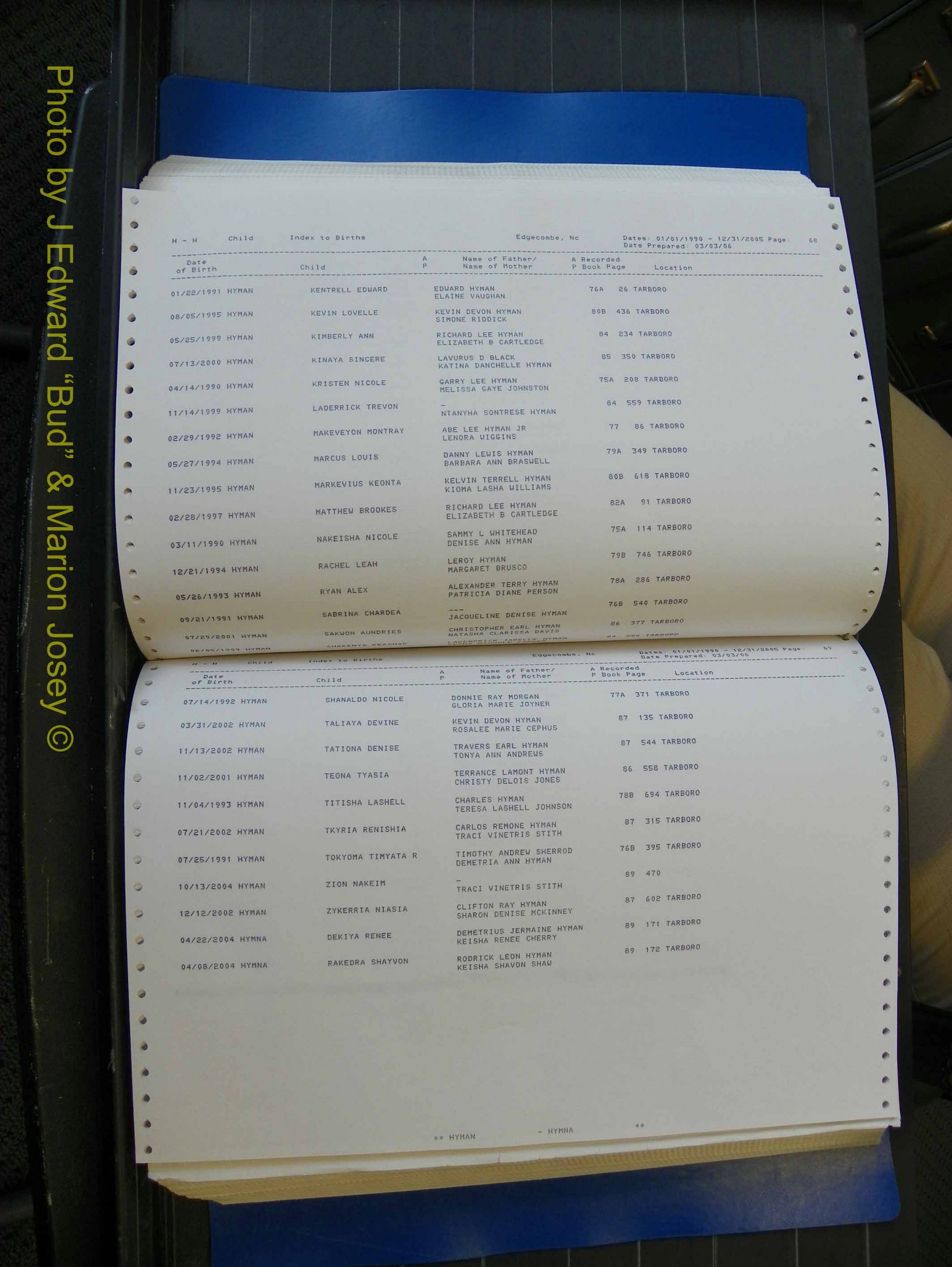 Edgecombe Births, A-Z, 1990-2005 (266).JPG