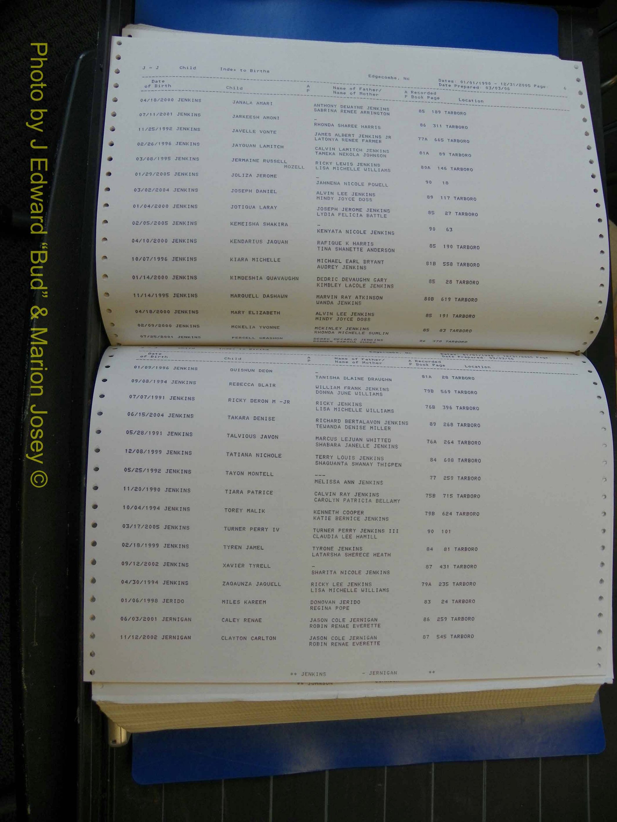 Edgecombe Births, A-Z, 1990-2005 (271).JPG