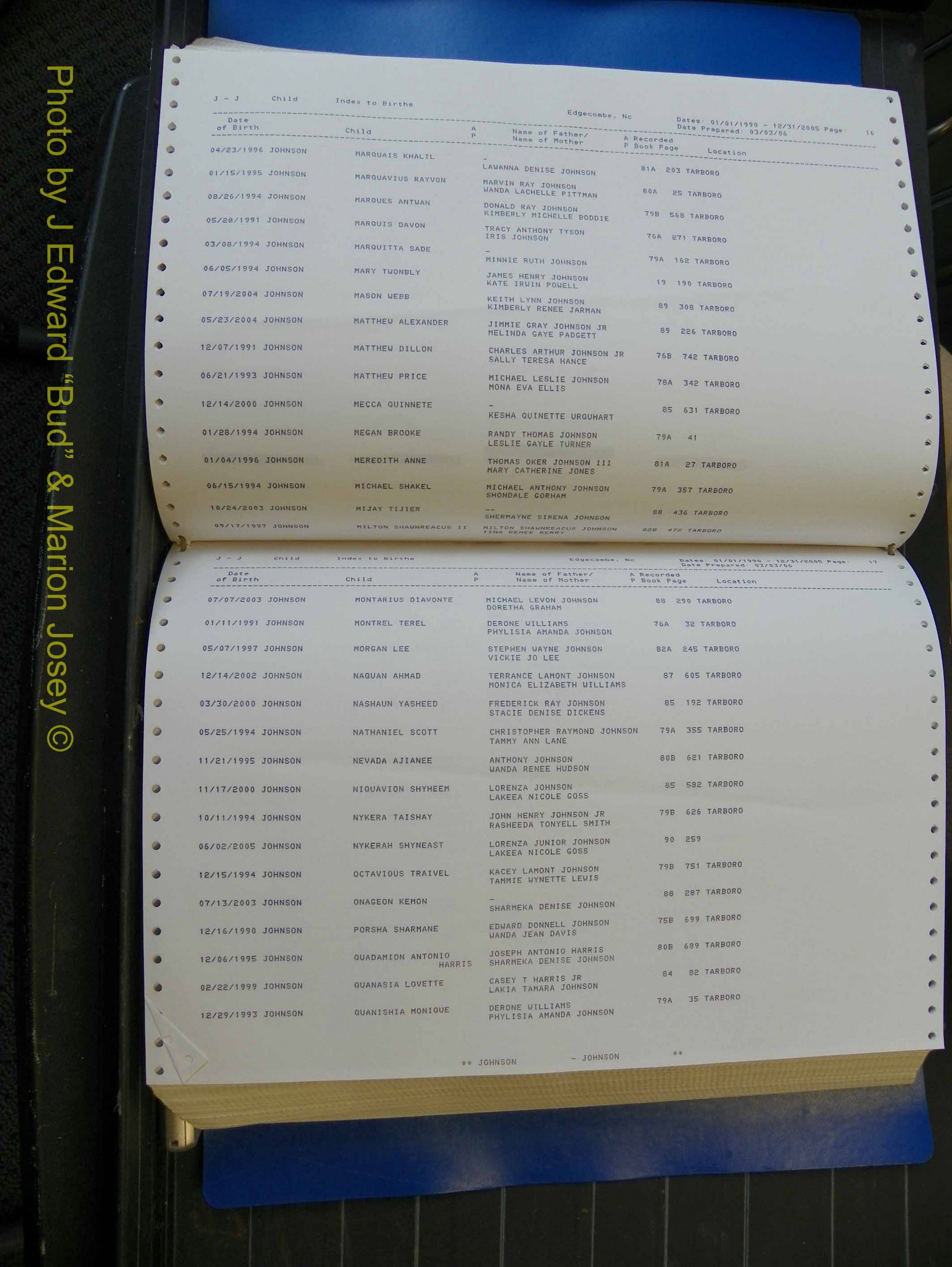 Edgecombe Births, A-Z, 1990-2005 (276).JPG