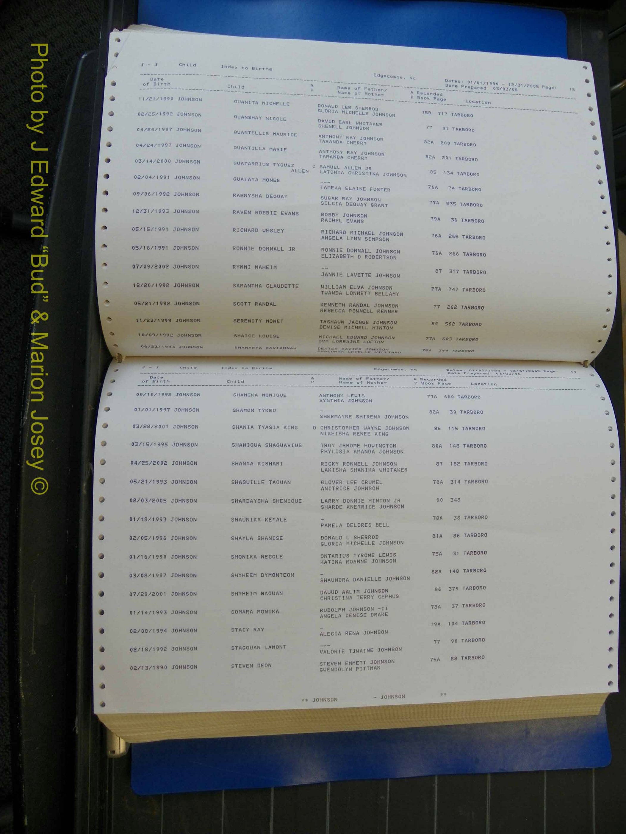 Edgecombe Births, A-Z, 1990-2005 (277).JPG
