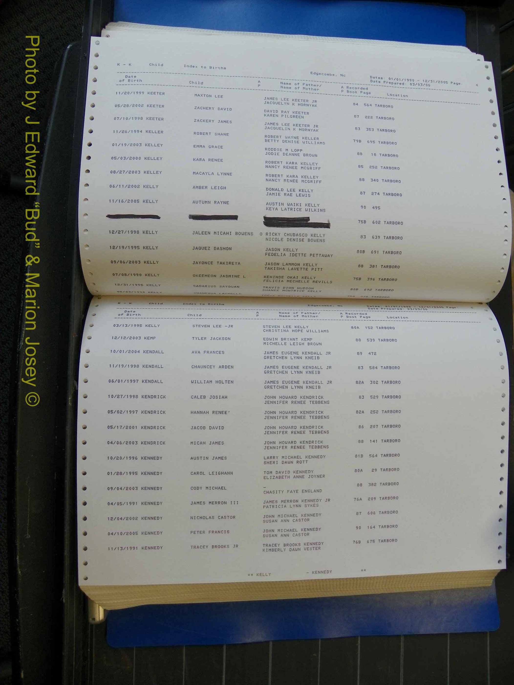 Edgecombe Births, A-Z, 1990-2005 (291).JPG