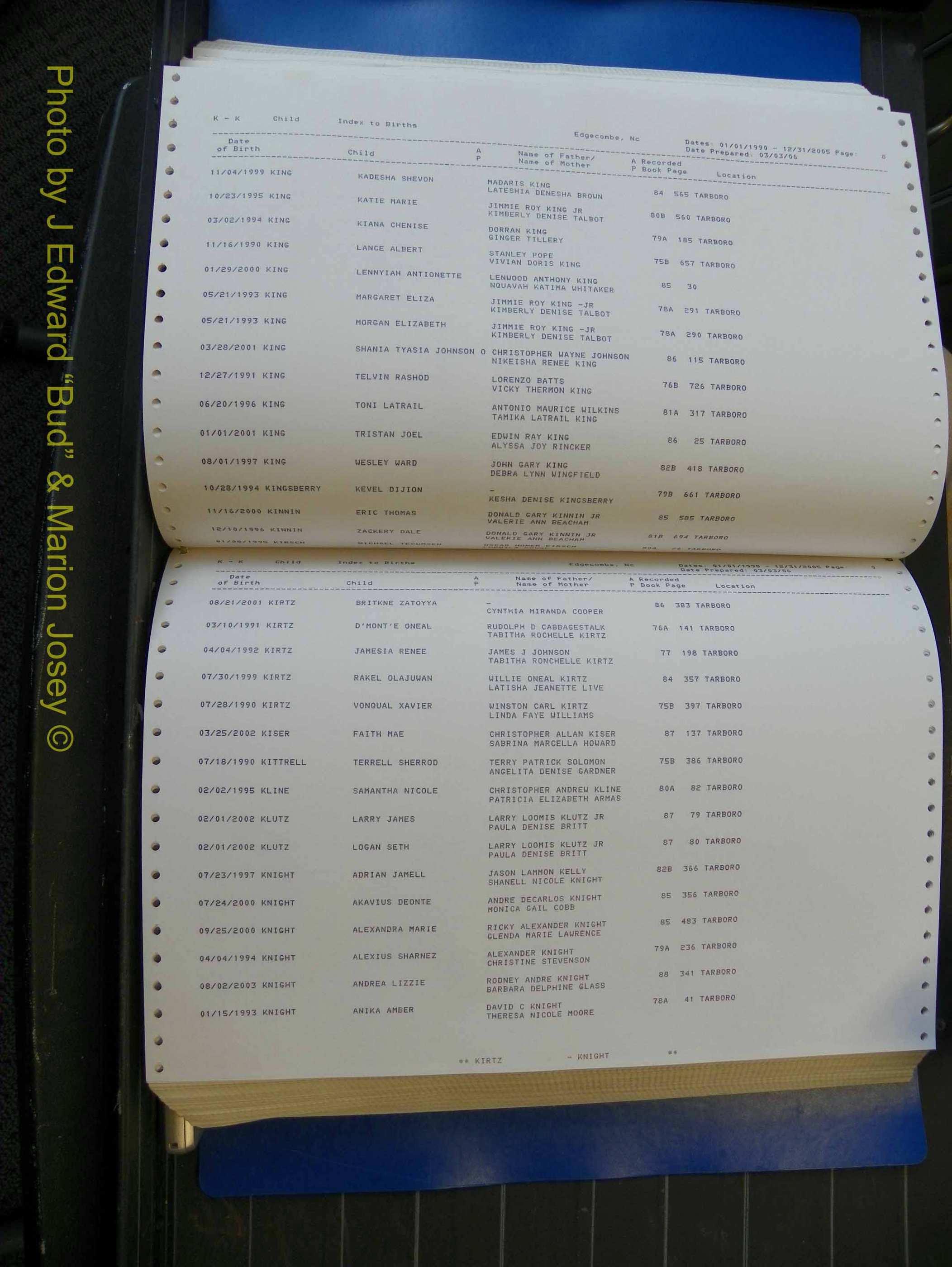 Edgecombe Births, A-Z, 1990-2005 (293).JPG