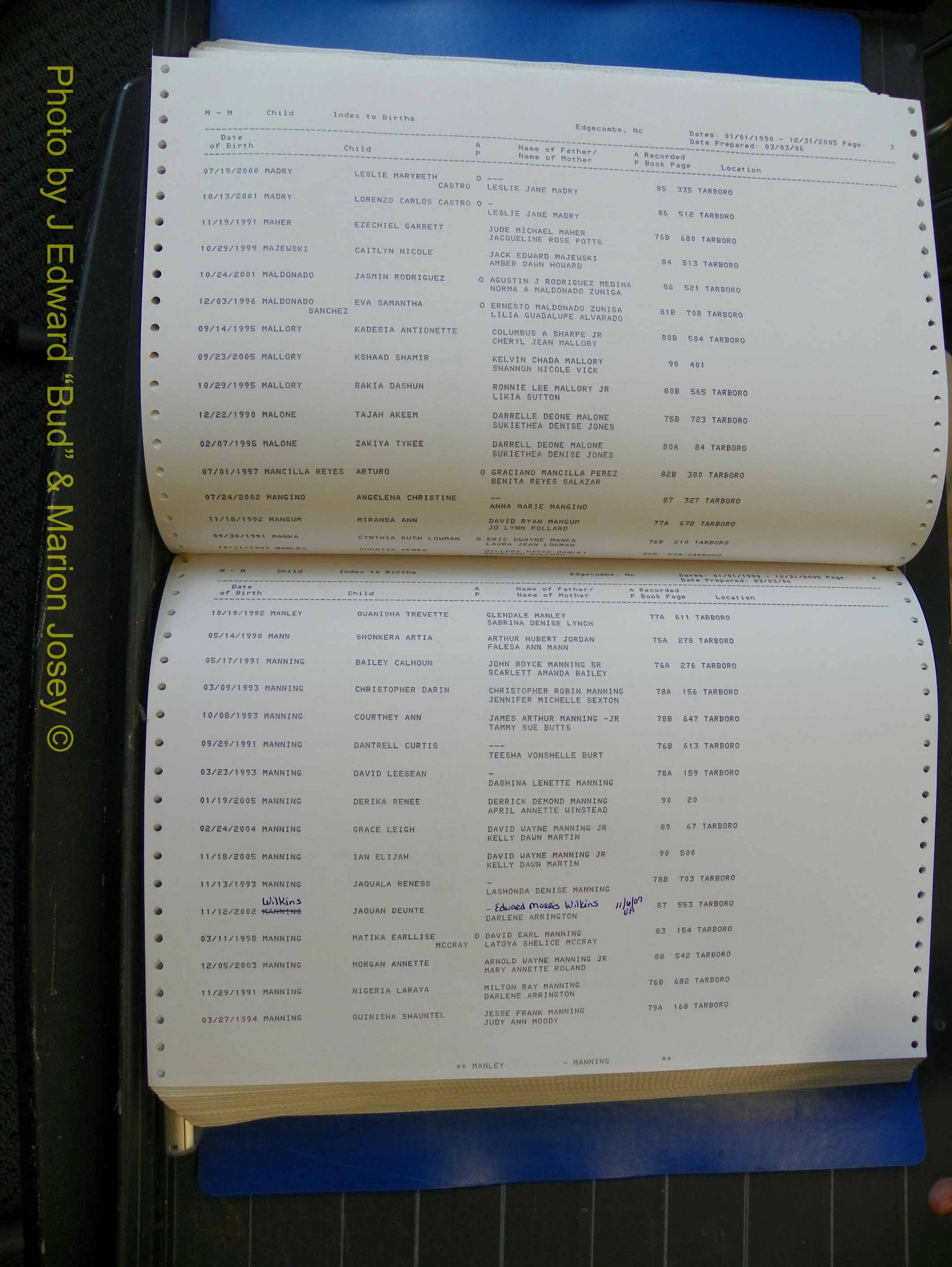 Edgecombe Births, A-Z, 1990-2005 (315).JPG