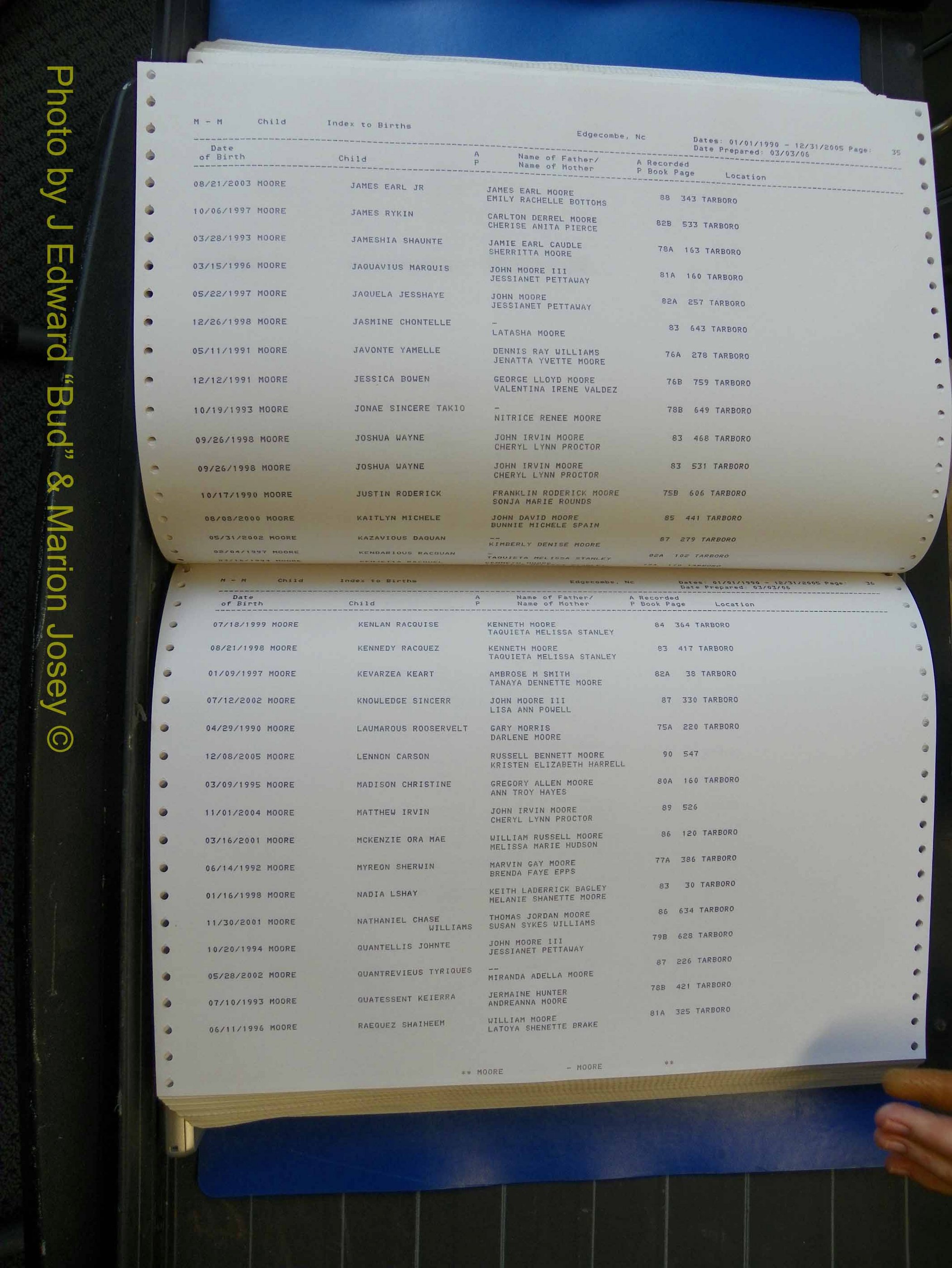 Edgecombe Births, A-Z, 1990-2005 (331).JPG