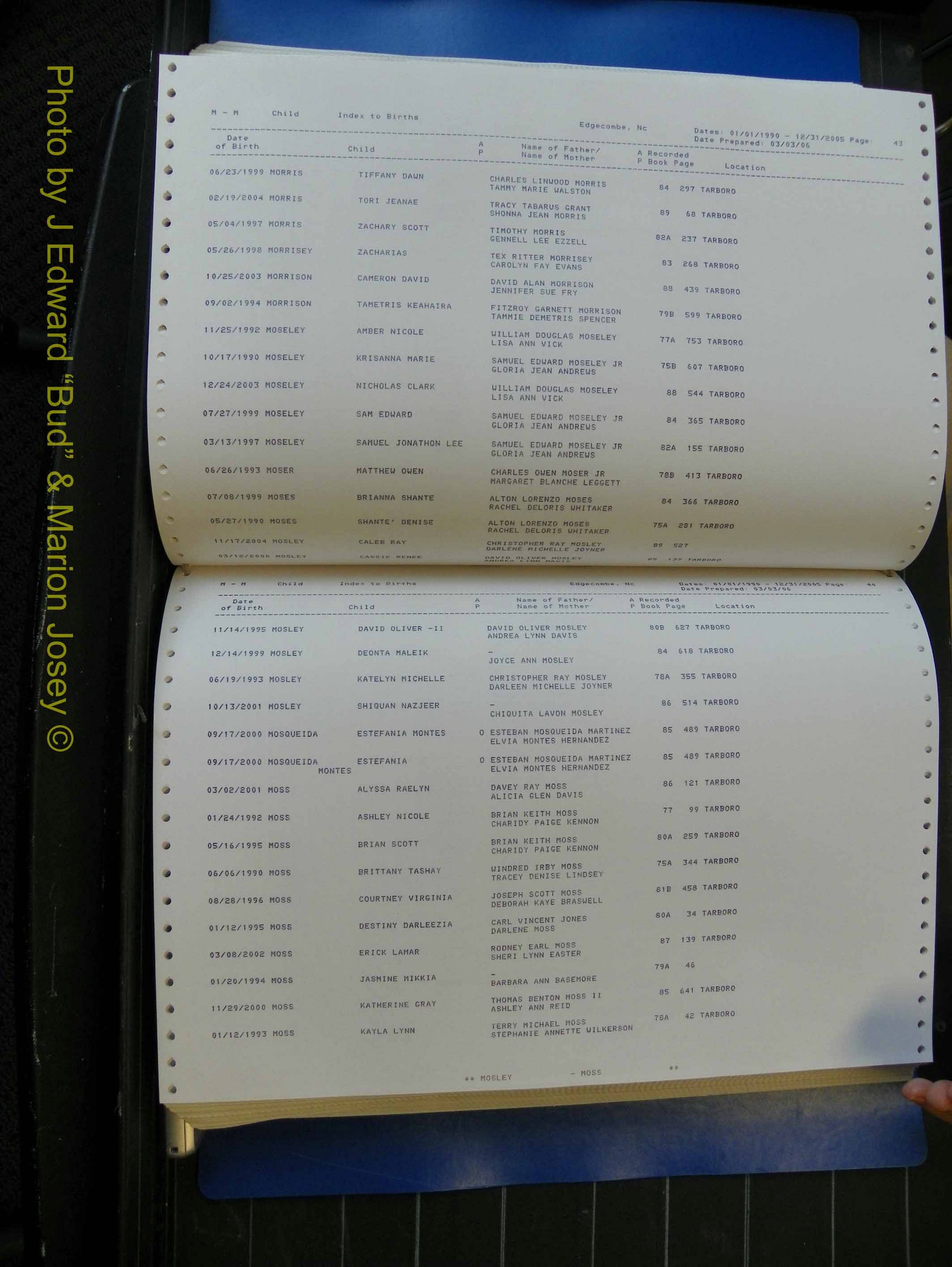 Edgecombe Births, A-Z, 1990-2005 (335).JPG