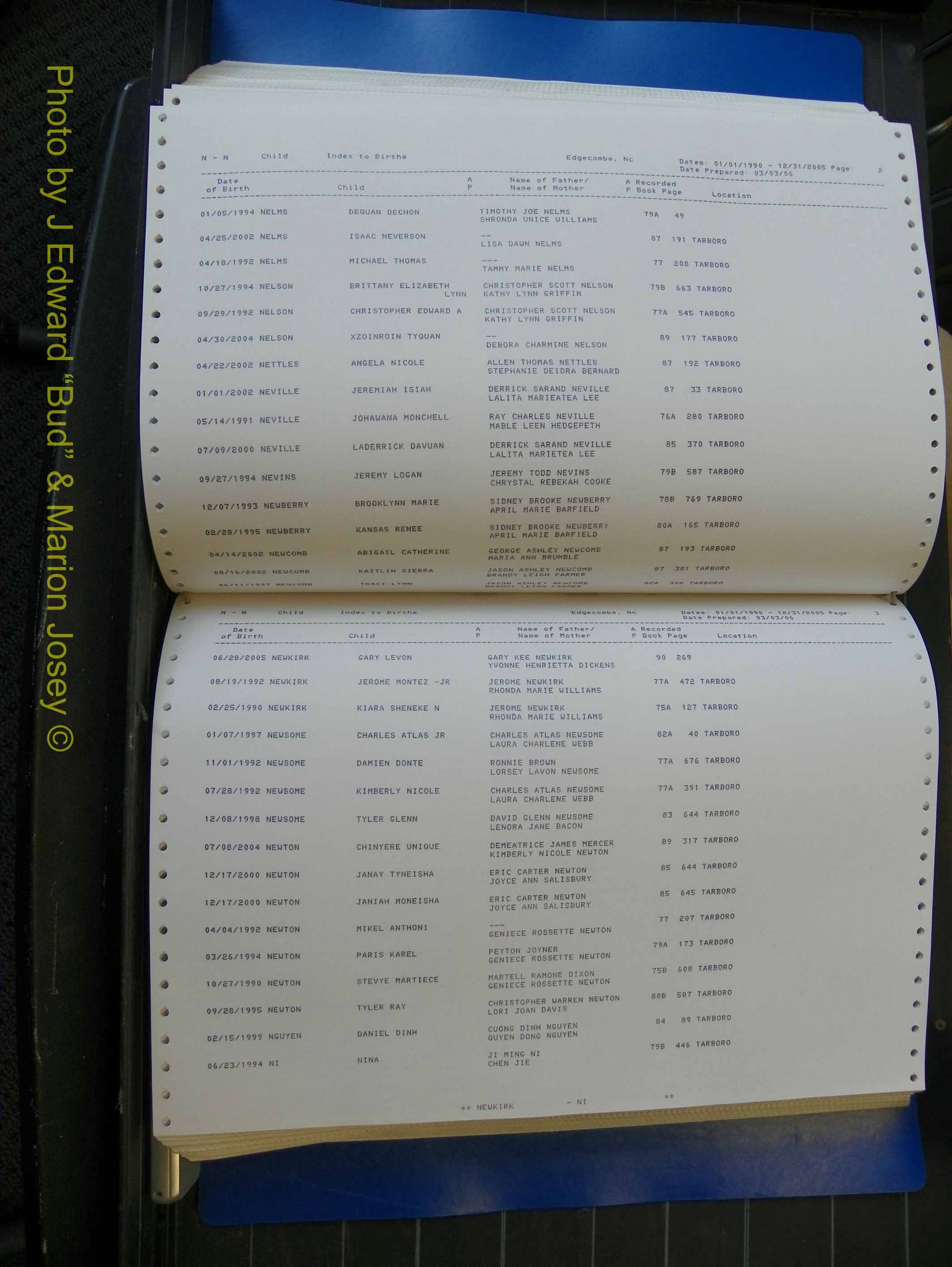 Edgecombe Births, A-Z, 1990-2005 (339).JPG