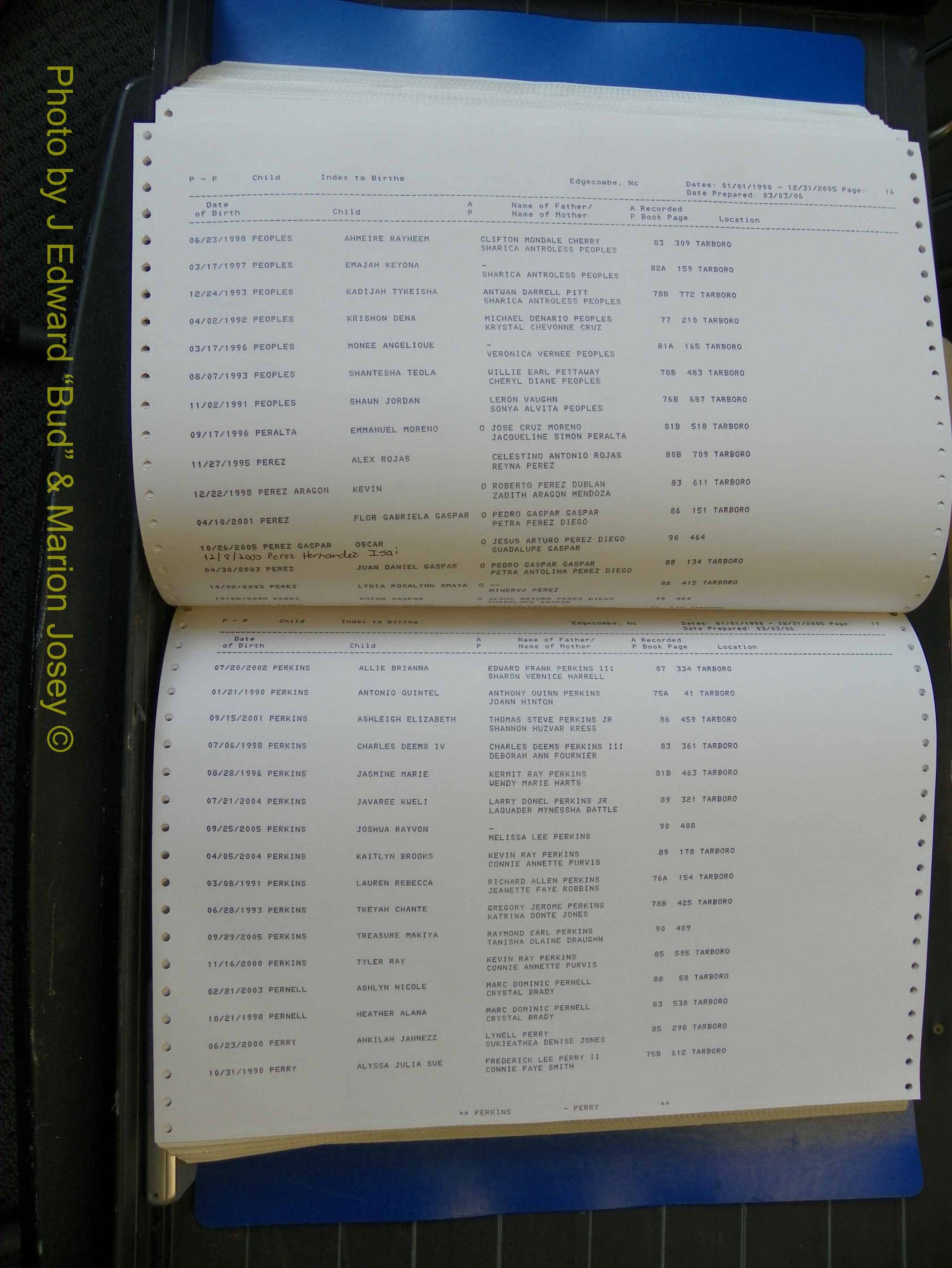 Edgecombe Births, A-Z, 1990-2005 (354).JPG