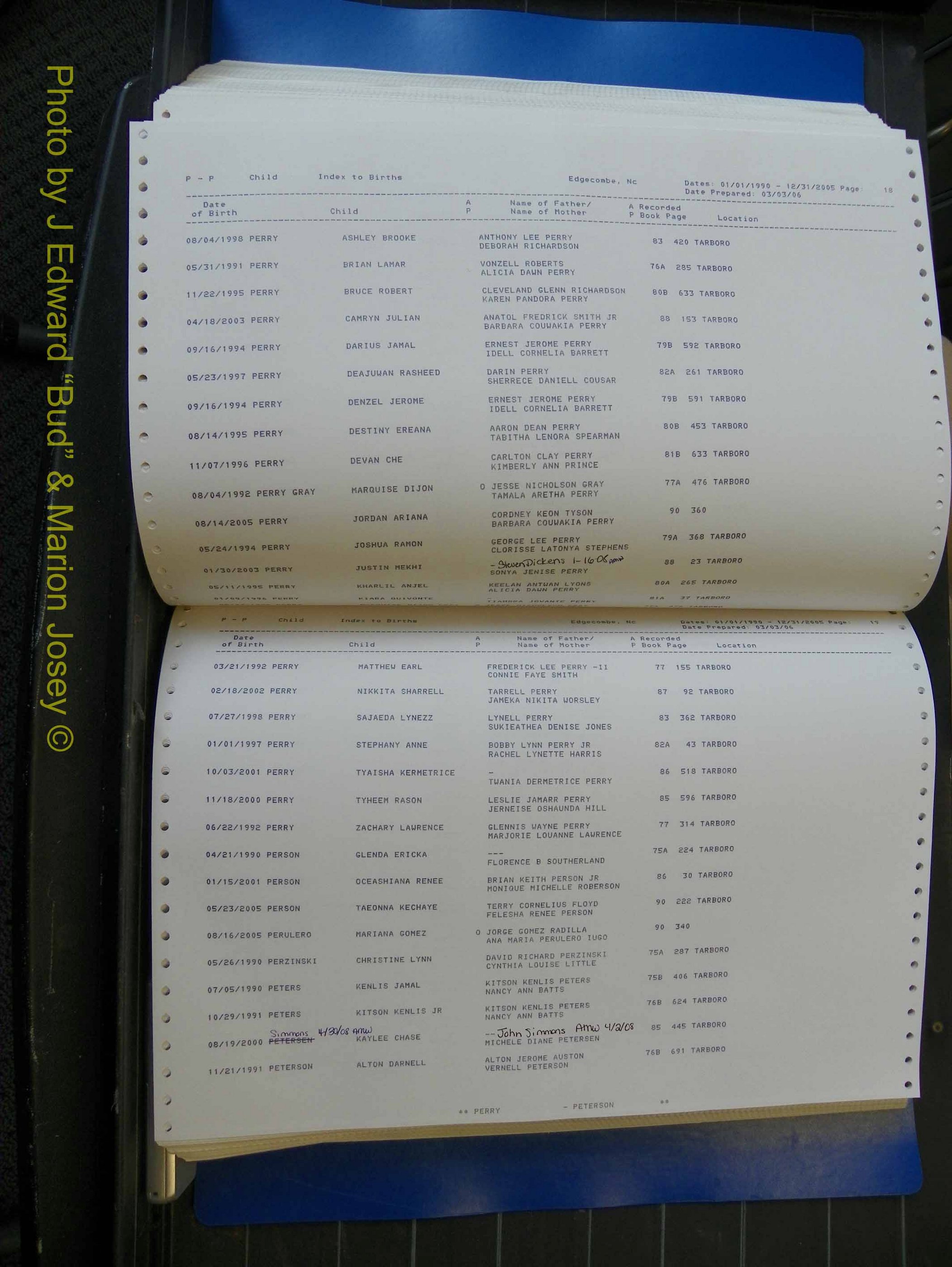 Edgecombe Births, A-Z, 1990-2005 (355).JPG