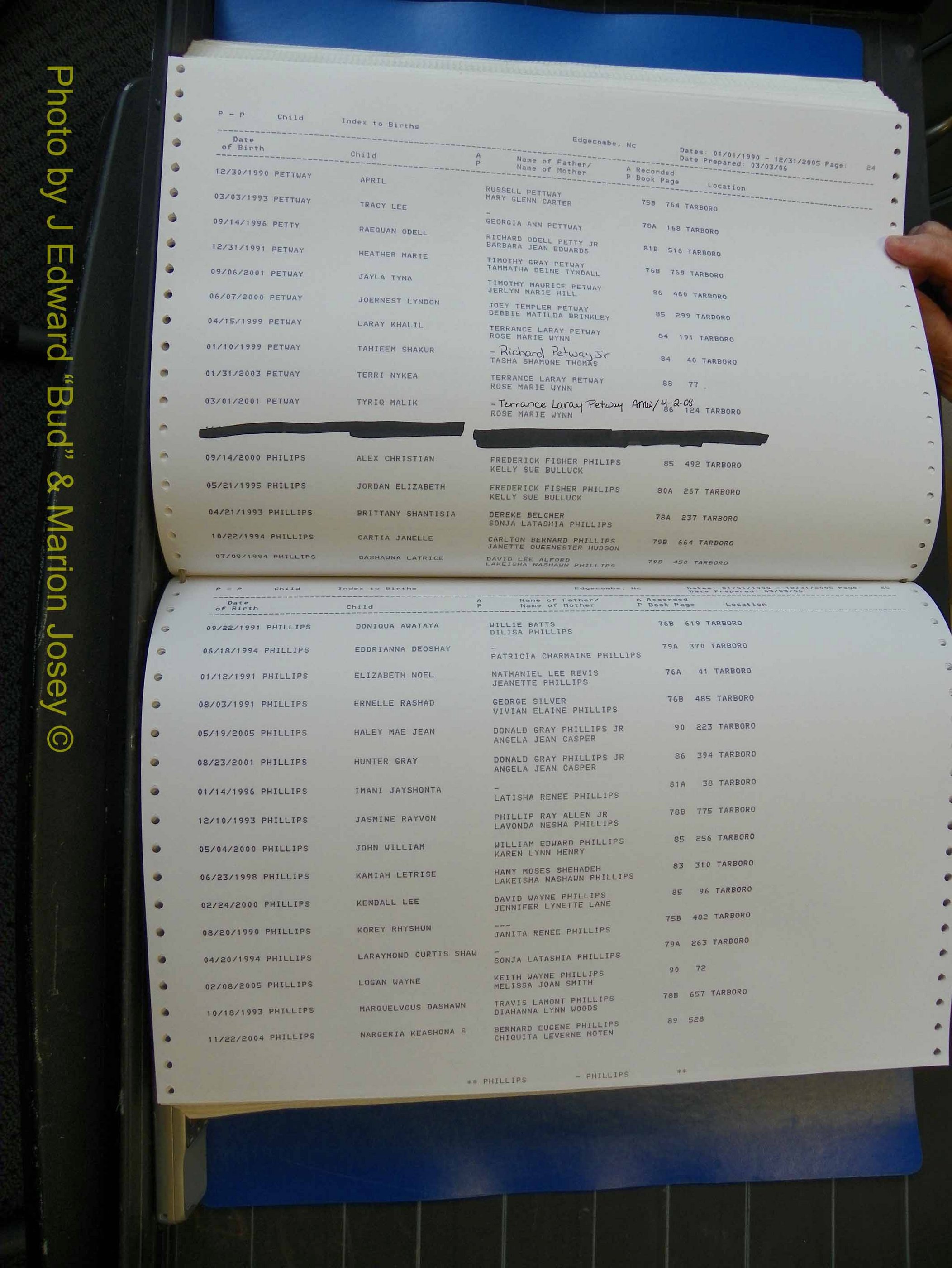 Edgecombe Births, A-Z, 1990-2005 (358).JPG