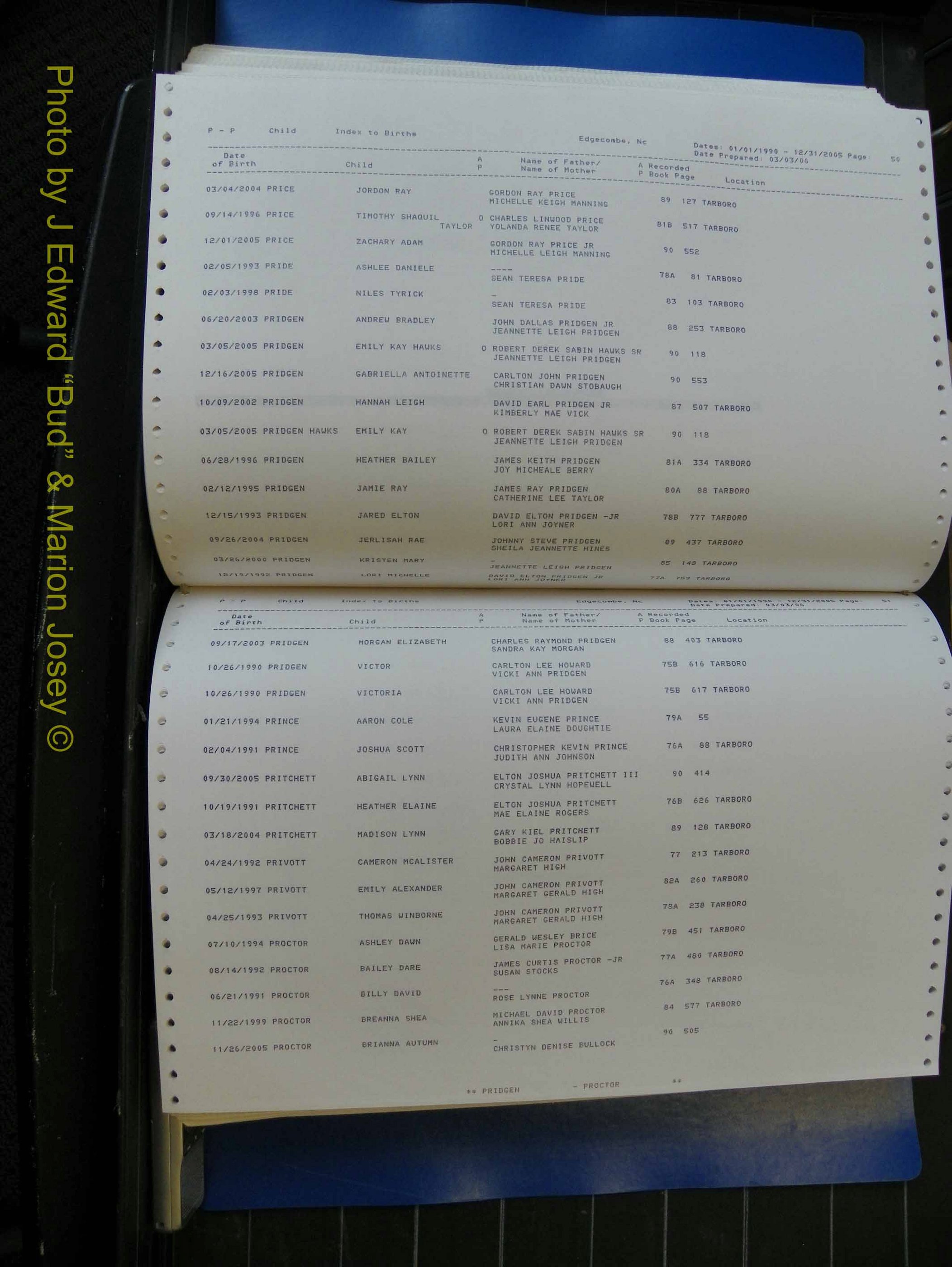 Edgecombe Births, A-Z, 1990-2005 (371).JPG