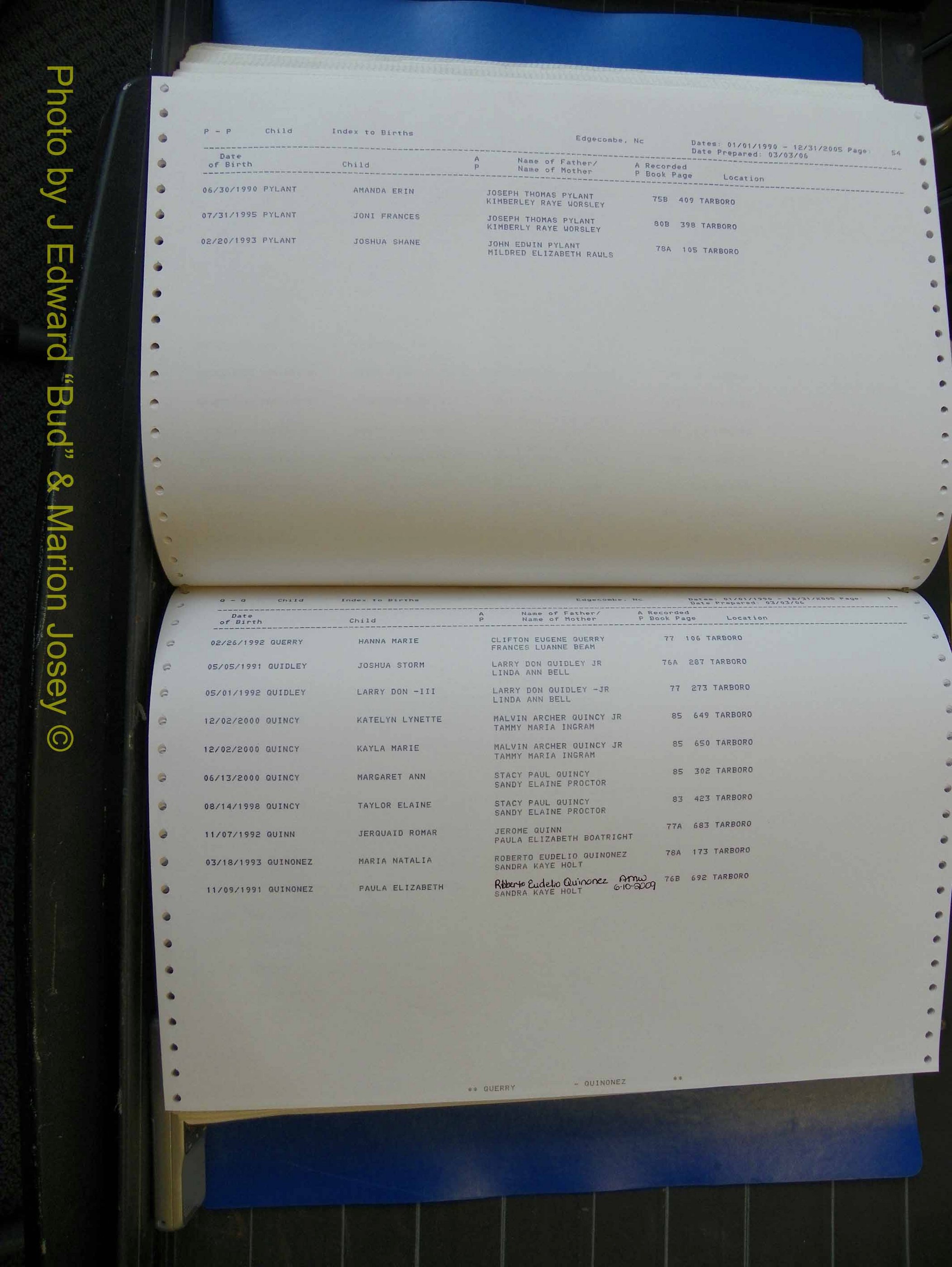 Edgecombe Births, A-Z, 1990-2005 (373).JPG
