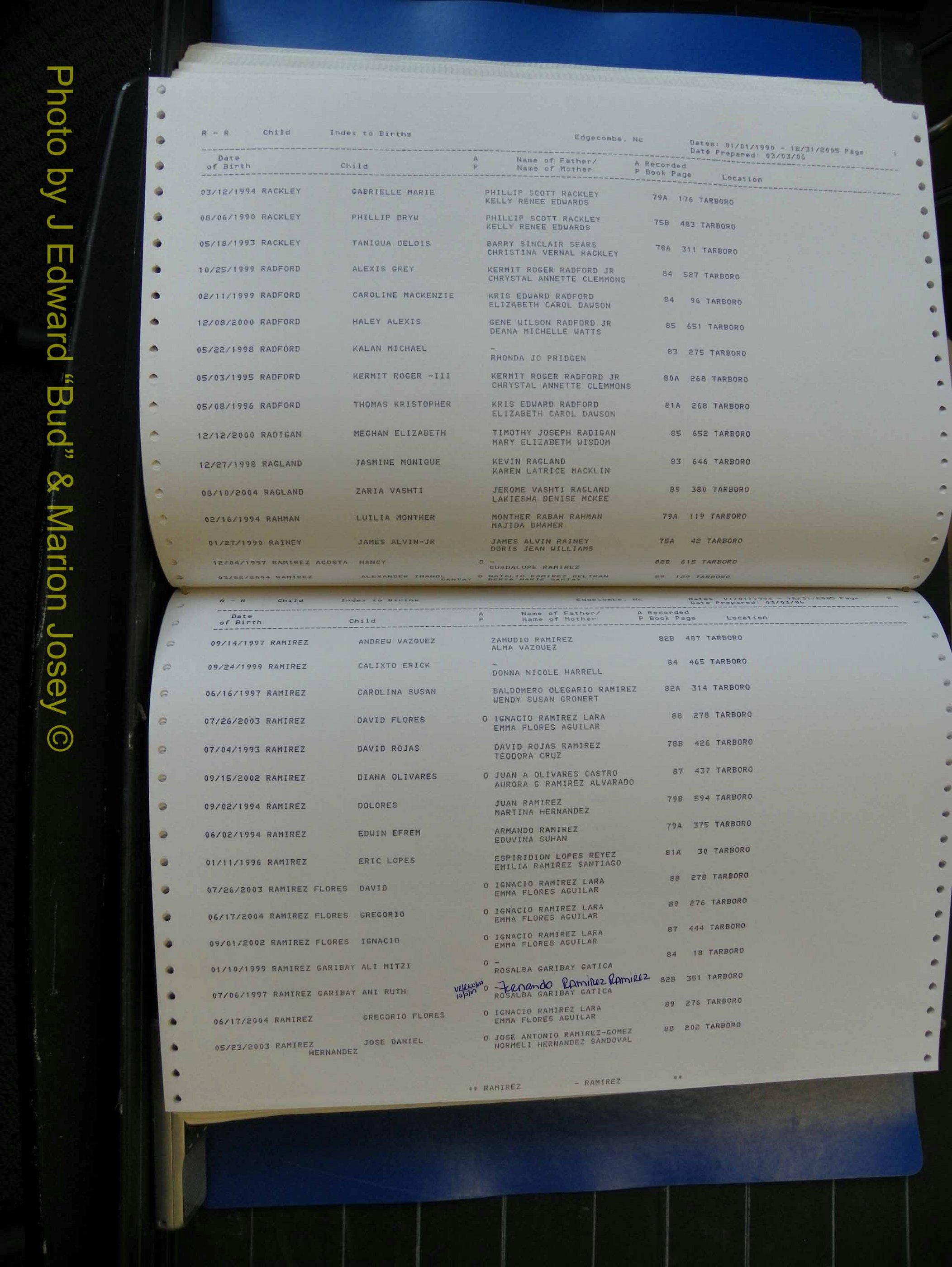 Edgecombe Births, A-Z, 1990-2005 (374).JPG