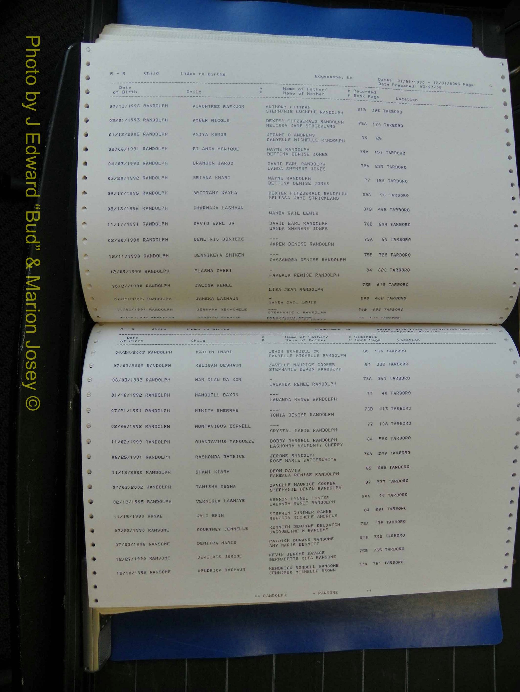 Edgecombe Births, A-Z, 1990-2005 (376).JPG