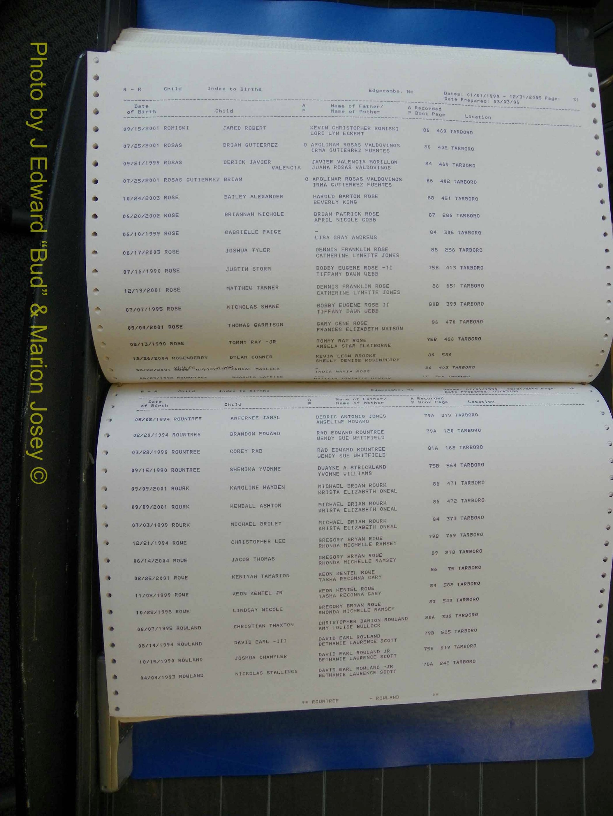 Edgecombe Births, A-Z, 1990-2005 (389).JPG