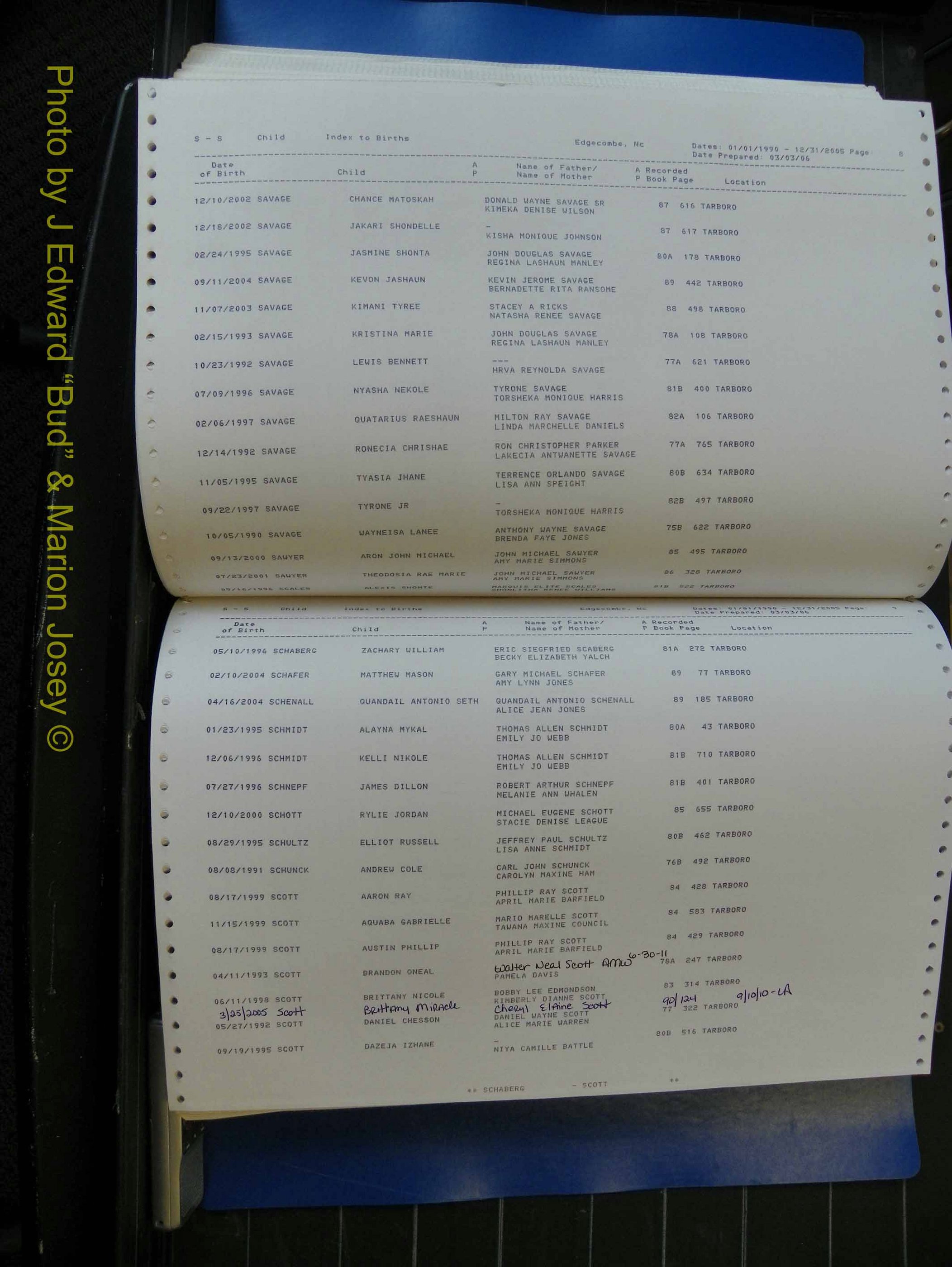 Edgecombe Births, A-Z, 1990-2005 (395).JPG