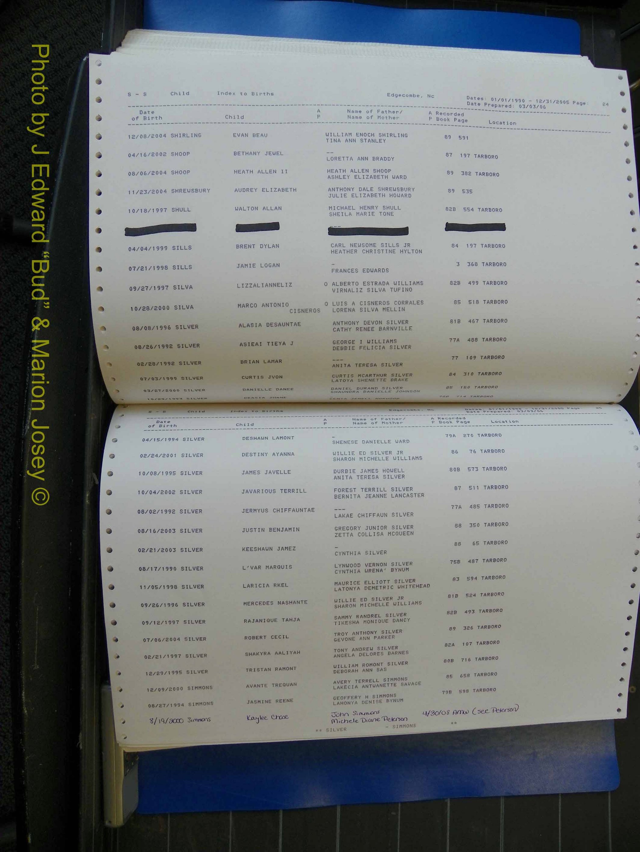 Edgecombe Births, A-Z, 1990-2005 (403).JPG