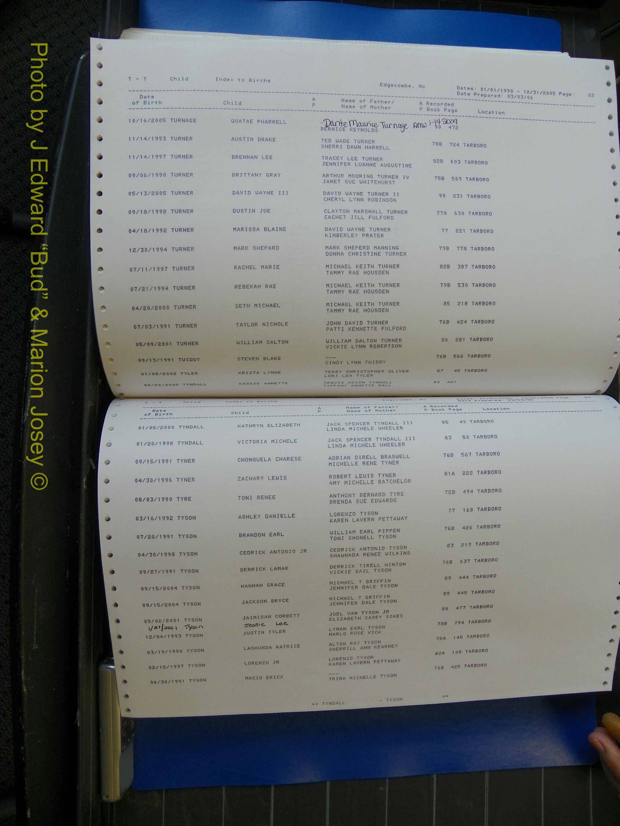 Edgecombe Births, A-Z, 1990-2005 (431).JPG