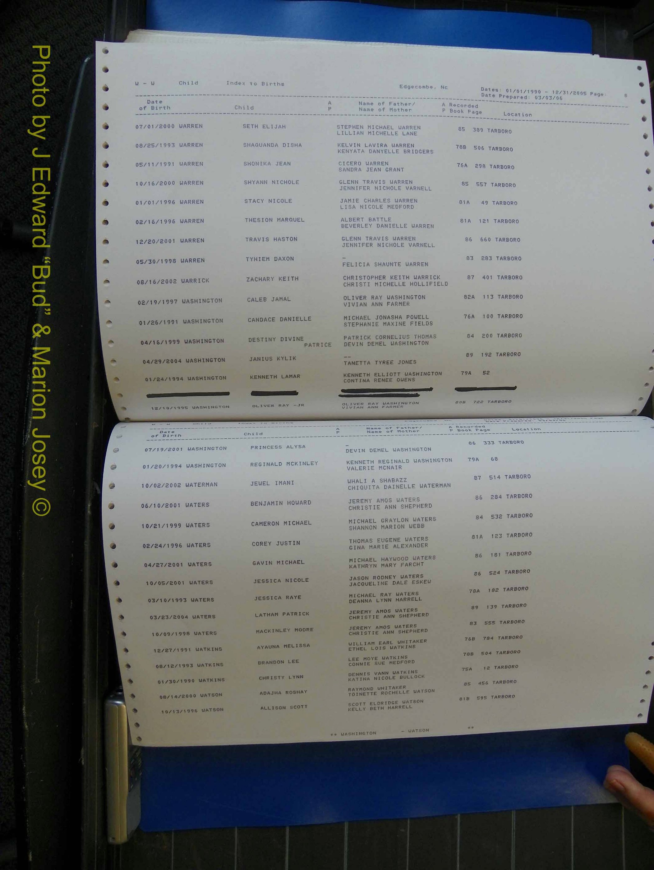 Edgecombe Births, A-Z, 1990-2005 (442).JPG