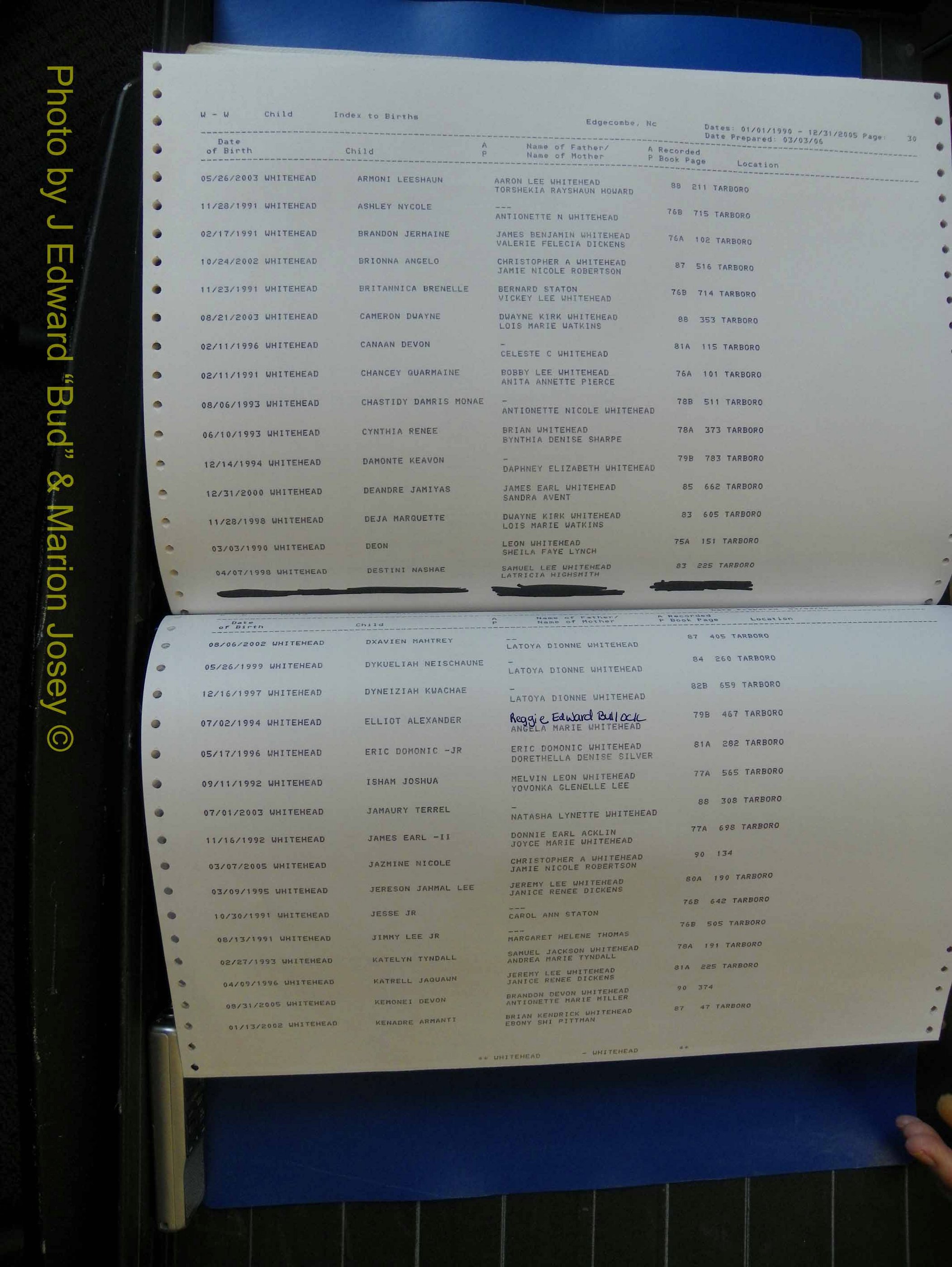 Edgecombe Births, A-Z, 1990-2005 (453).JPG